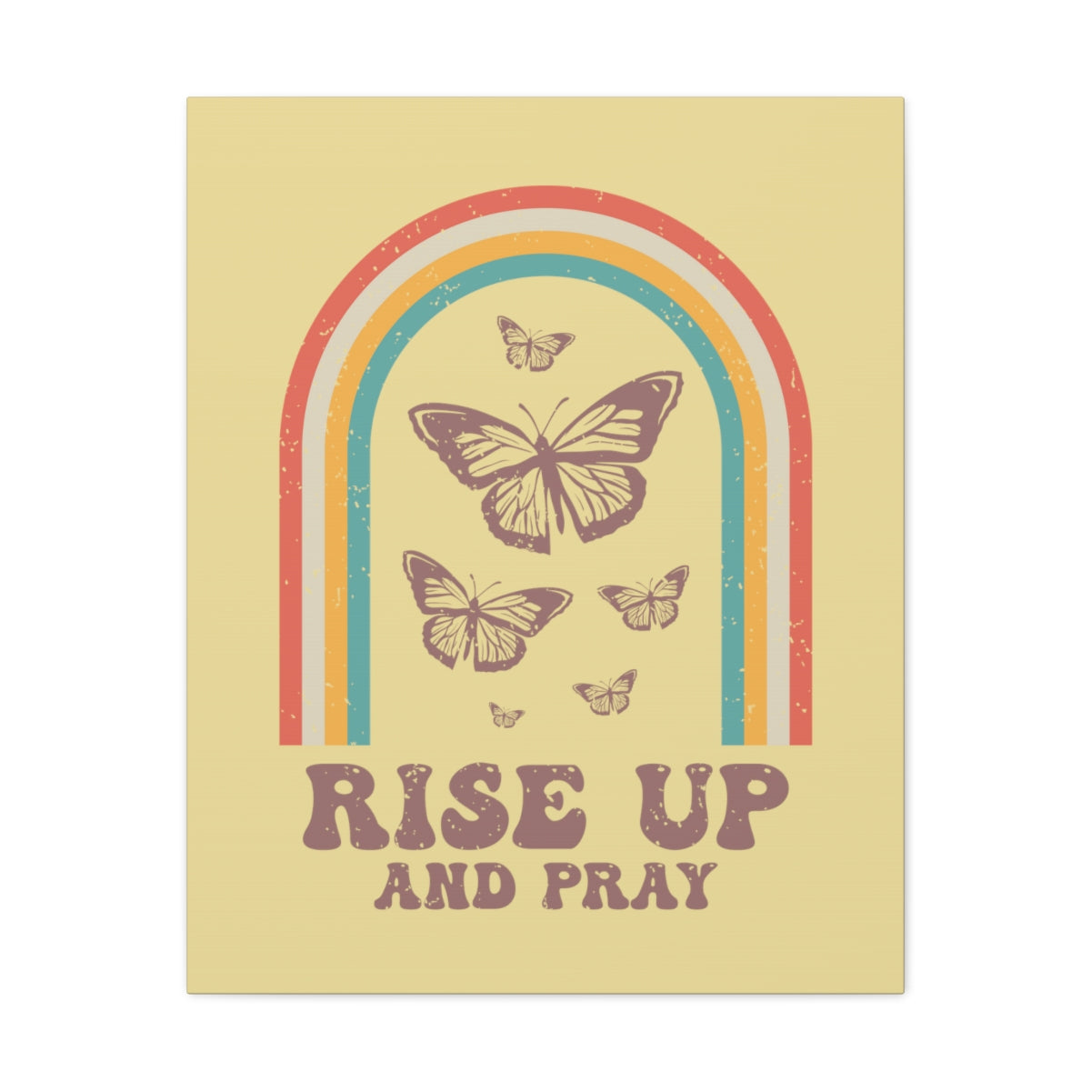 Scripture Walls Rise Up Butterfly Micah 7:8 Christian Wall Art Bible Verse Print Ready to Hang Unframed-Express Your Love Gifts