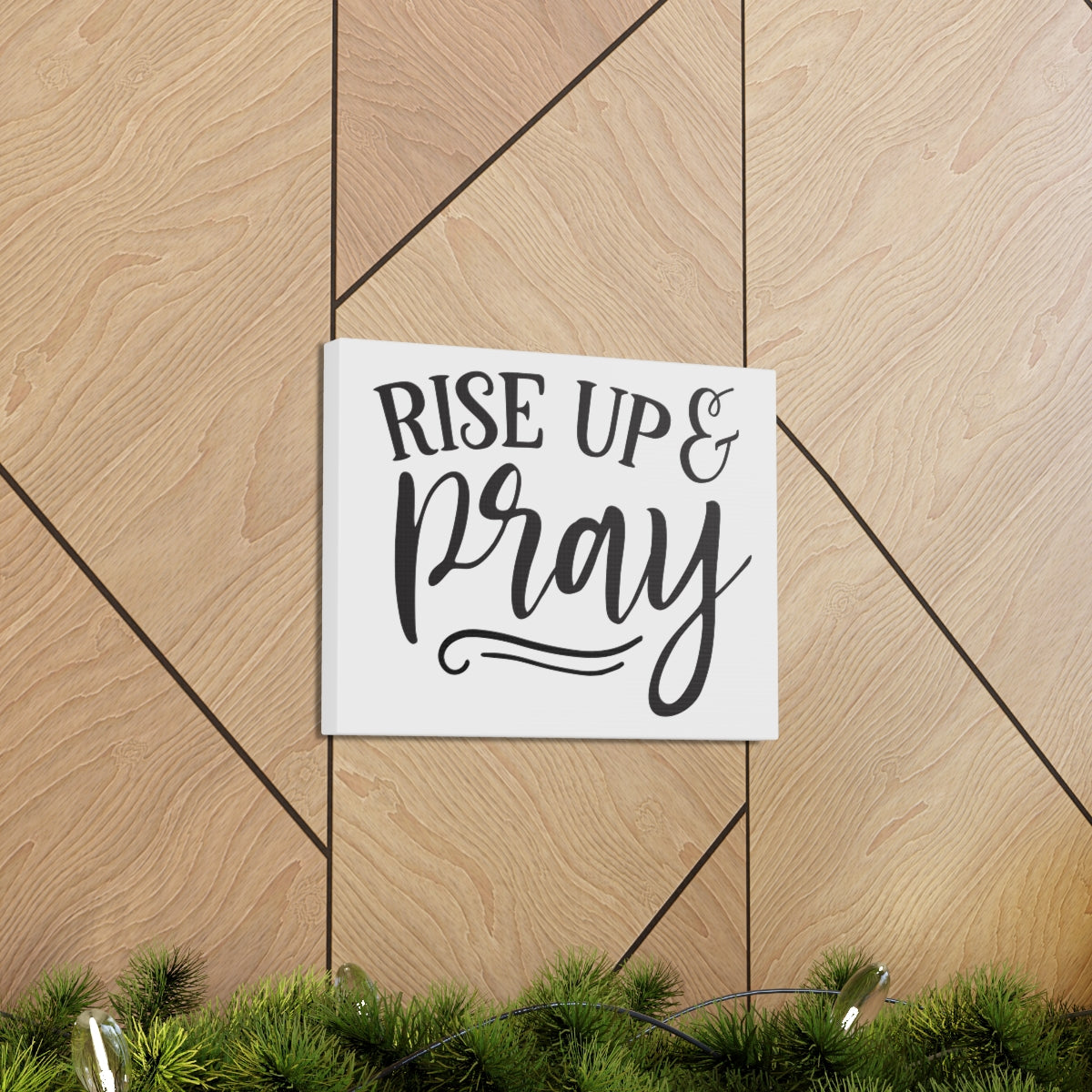 Scripture Walls Rise Up Pray Line Isaiah 33:2 Christian Wall Art Print Ready to Hang Unframed-Express Your Love Gifts