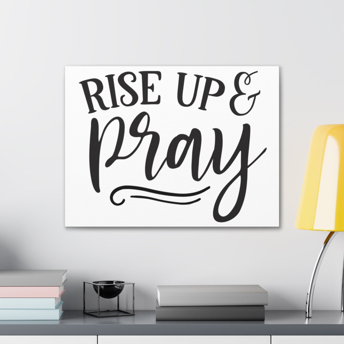 Scripture Walls Rise Up Pray Line Isaiah 33:2 Christian Wall Art Print Ready to Hang Unframed-Express Your Love Gifts