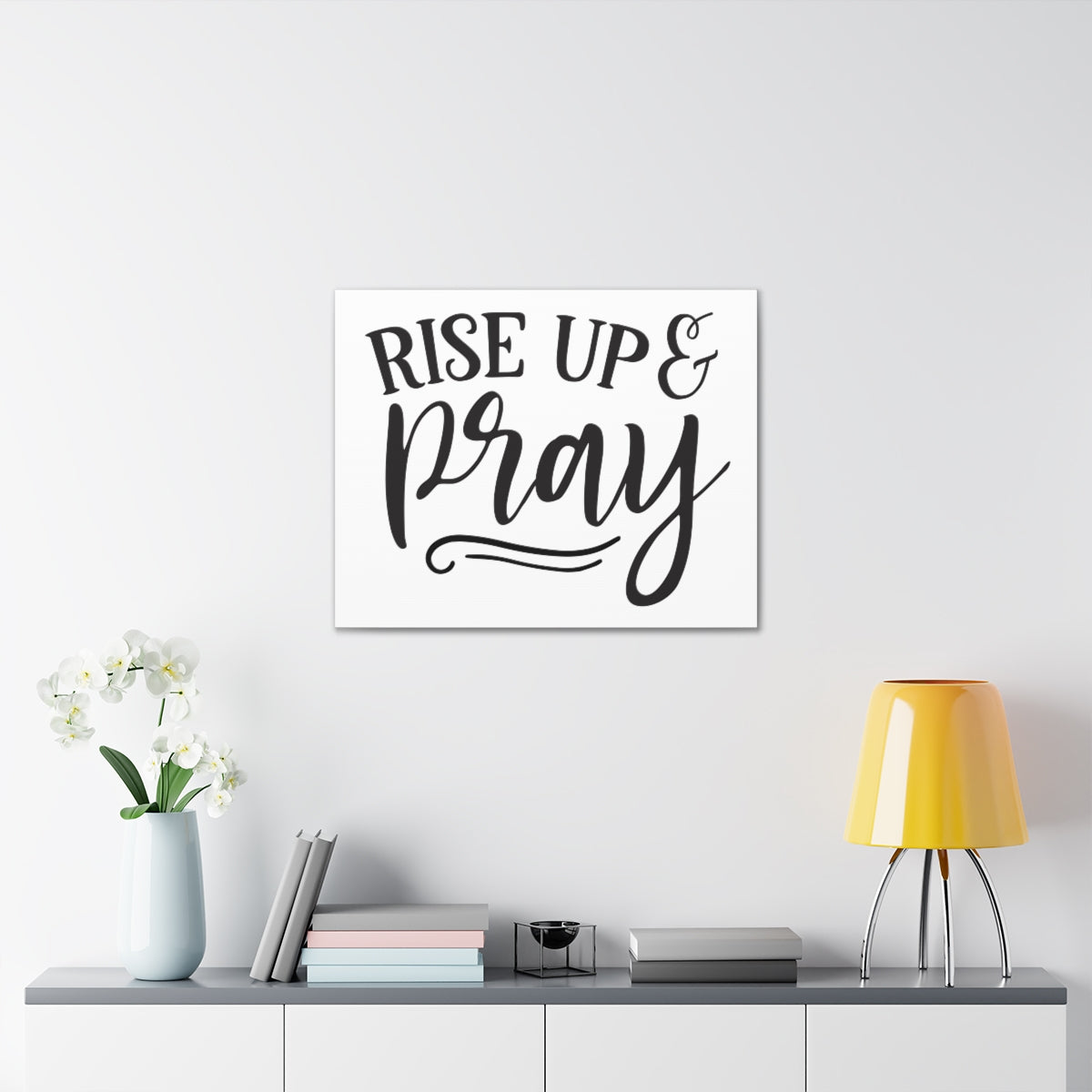 Scripture Walls Rise Up Pray Line Isaiah 33:2 Christian Wall Art Print Ready to Hang Unframed-Express Your Love Gifts