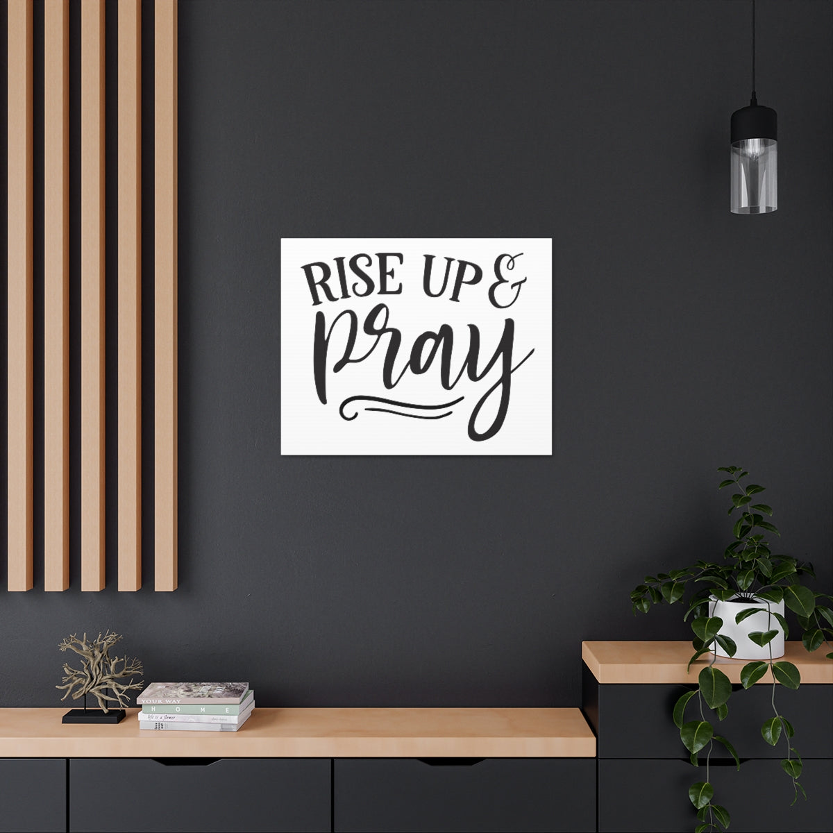 Scripture Walls Rise Up Pray Line Isaiah 33:2 Christian Wall Art Print Ready to Hang Unframed-Express Your Love Gifts