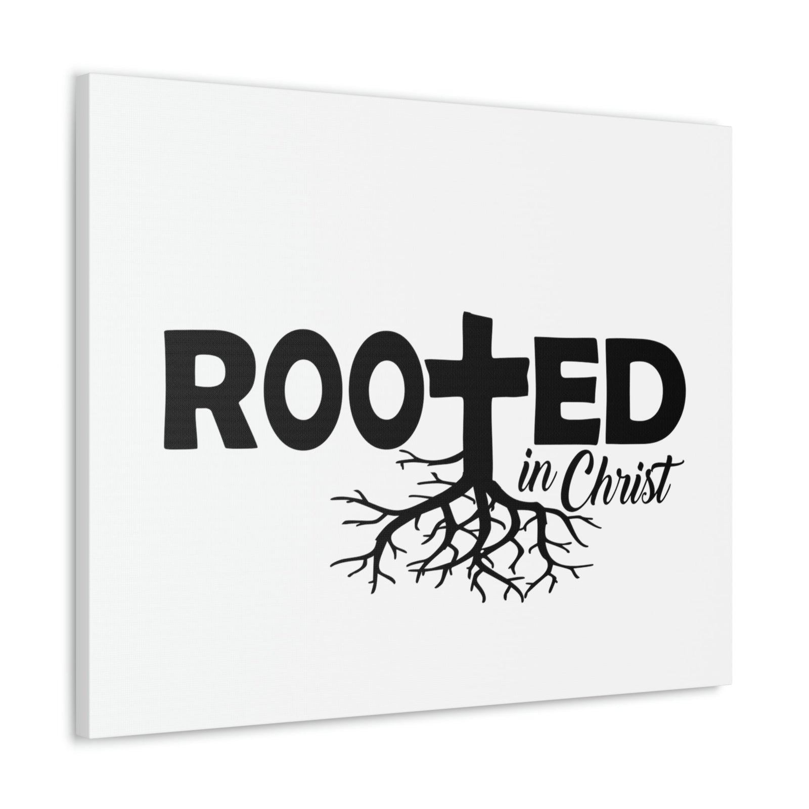 Scripture Walls Rooted In Christ John 15:5 Christian Wall Art Print Ready to Hang Unframed-Express Your Love Gifts