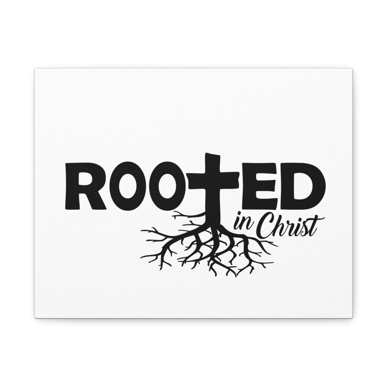 Scripture Walls Rooted In Christ John 15:5 Christian Wall Art Print Ready to Hang Unframed-Express Your Love Gifts