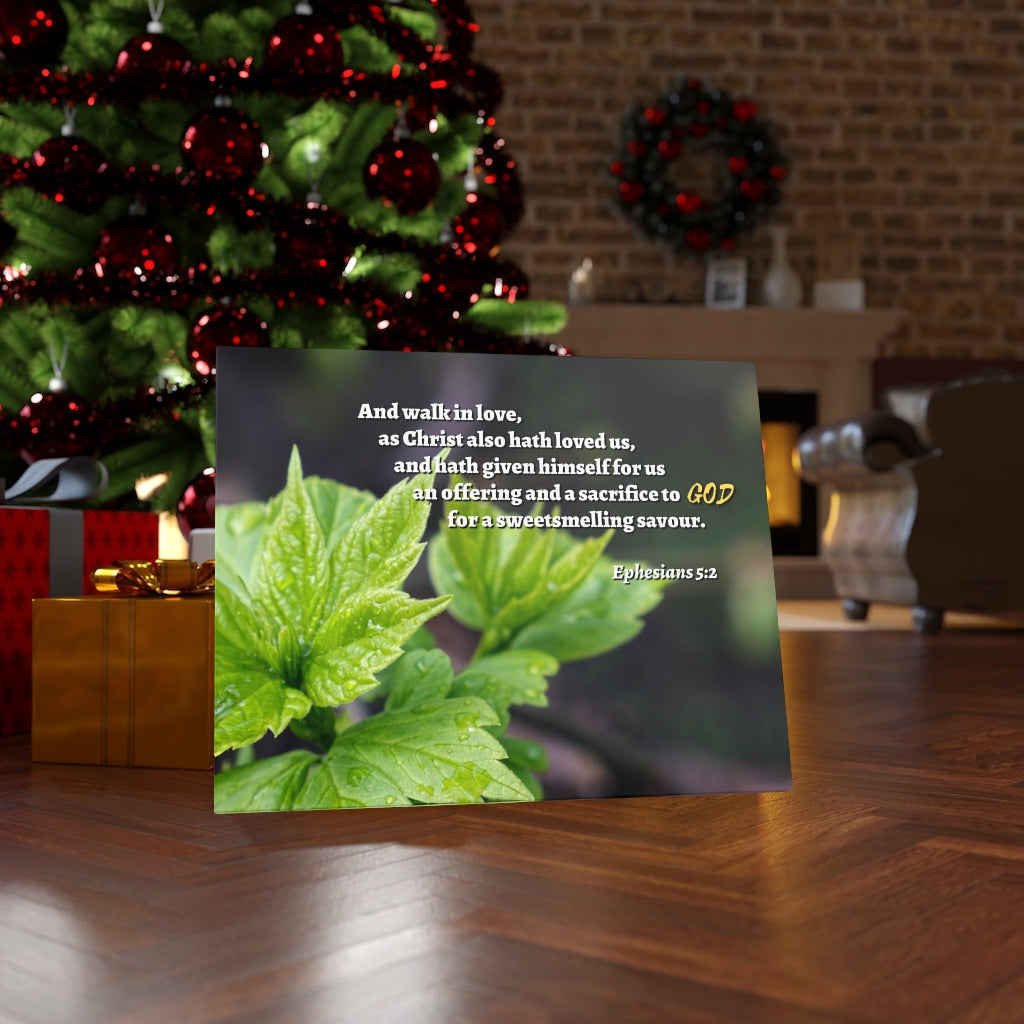 Scripture Walls Sacrifice To God Ephesians 5:2 Bible Verse Canvas Christian Wall Art Ready to Hang Unframed-Express Your Love Gifts