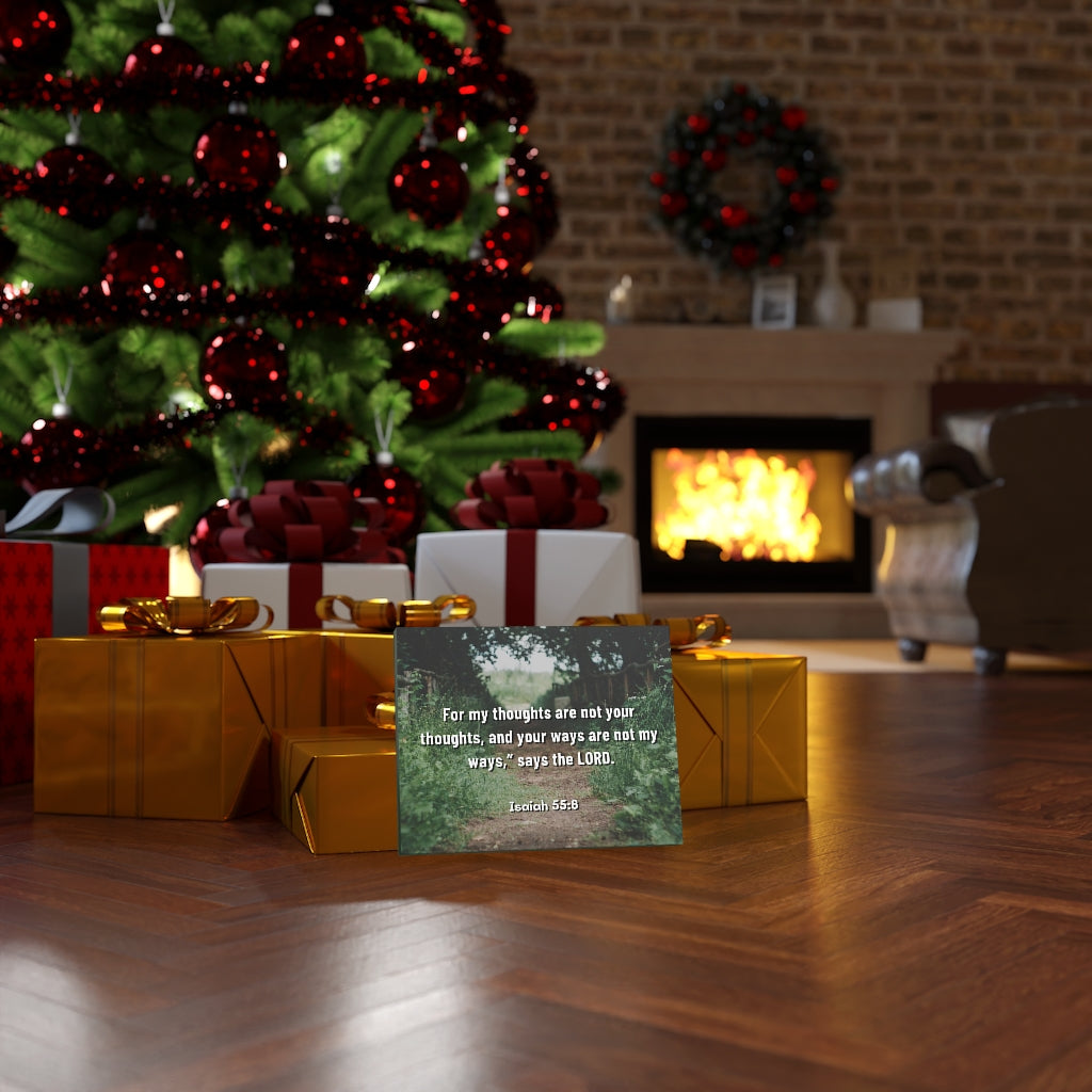 Scripture Walls Saith The Lord Isaiah 55:8 Bible Verse Canvas Christian Wall Art Ready to Hang Unframed-Express Your Love Gifts