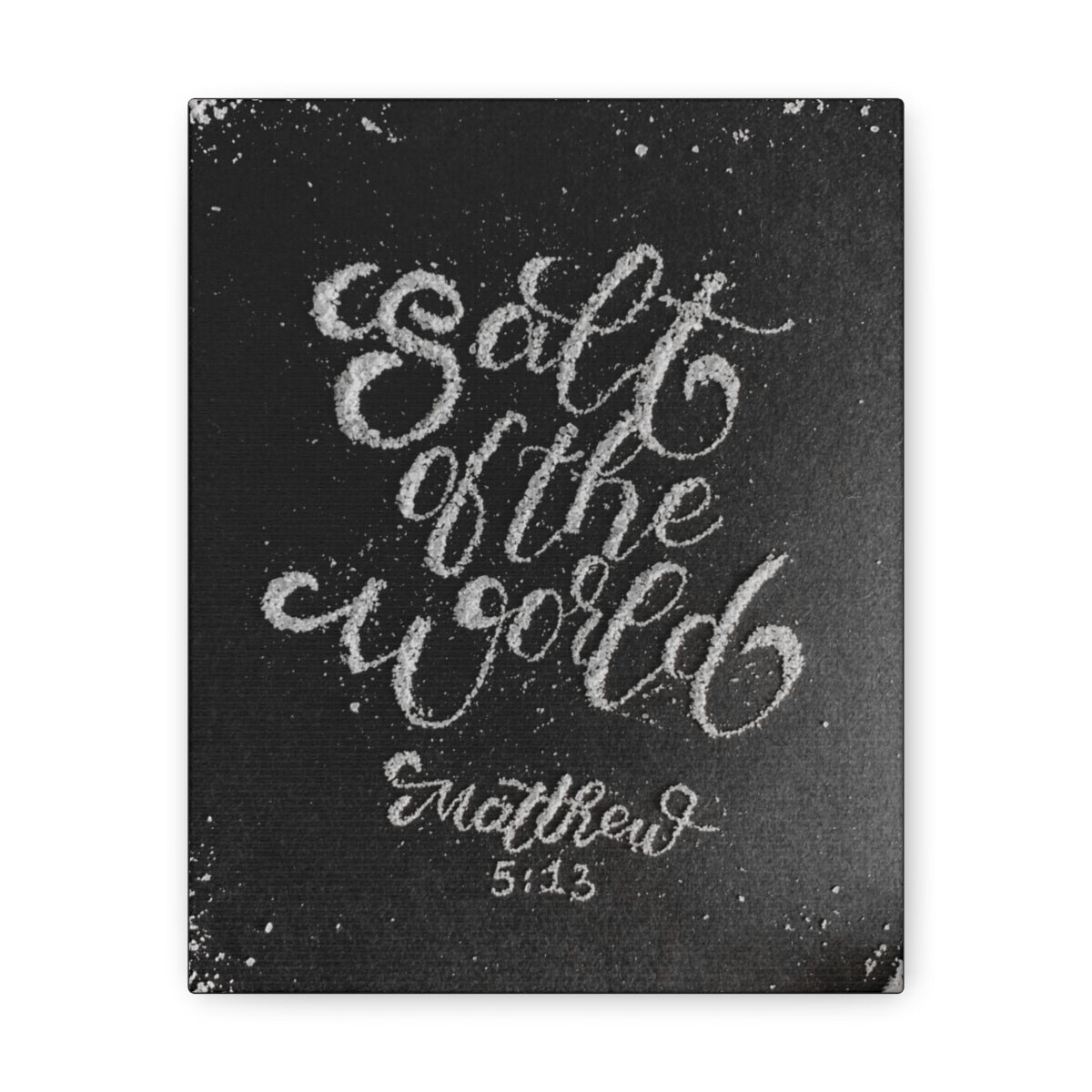 Scripture Walls Salt Of The World Matthew 5:13 Bible Verse Canvas Christian Wall Art Bible Verse Print Ready To Hang Unframed-Express Your Love Gifts