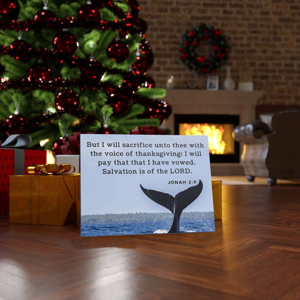 Scripture Walls Salvation Jonah 2:9 Bible Verse Canvas Christian Wall Art Ready to Hang Unframed-Express Your Love Gifts