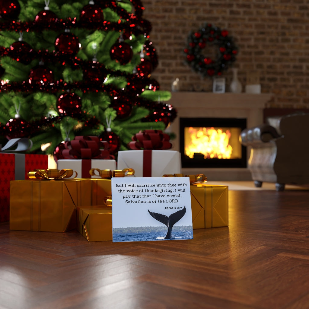 Scripture Walls Salvation Jonah 2:9 Bible Verse Canvas Christian Wall Art Ready to Hang Unframed-Express Your Love Gifts