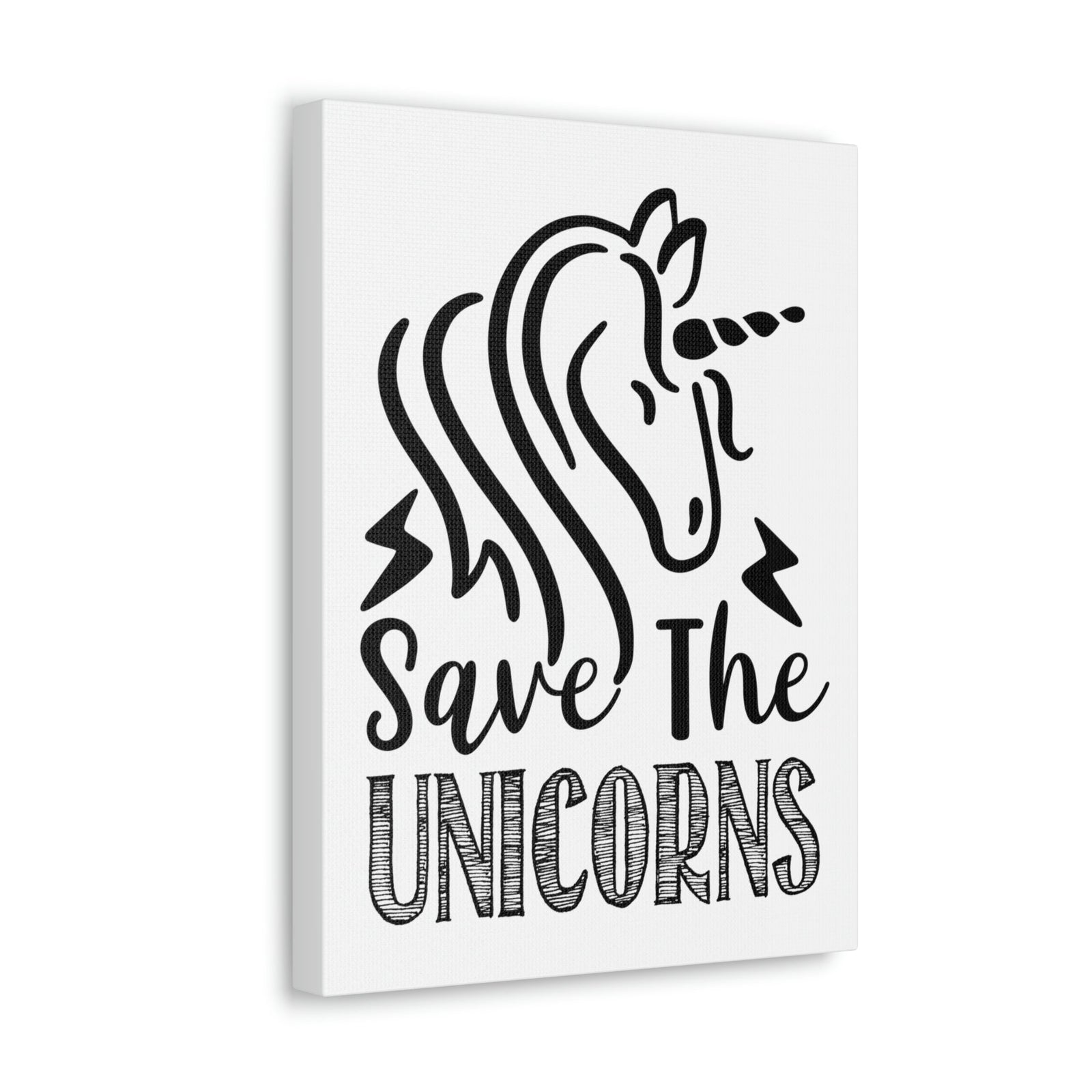 Scripture Walls Save The Unicorns Genesis 9:3 Christian Wall Art Print Ready to Hang Unframed-Express Your Love Gifts