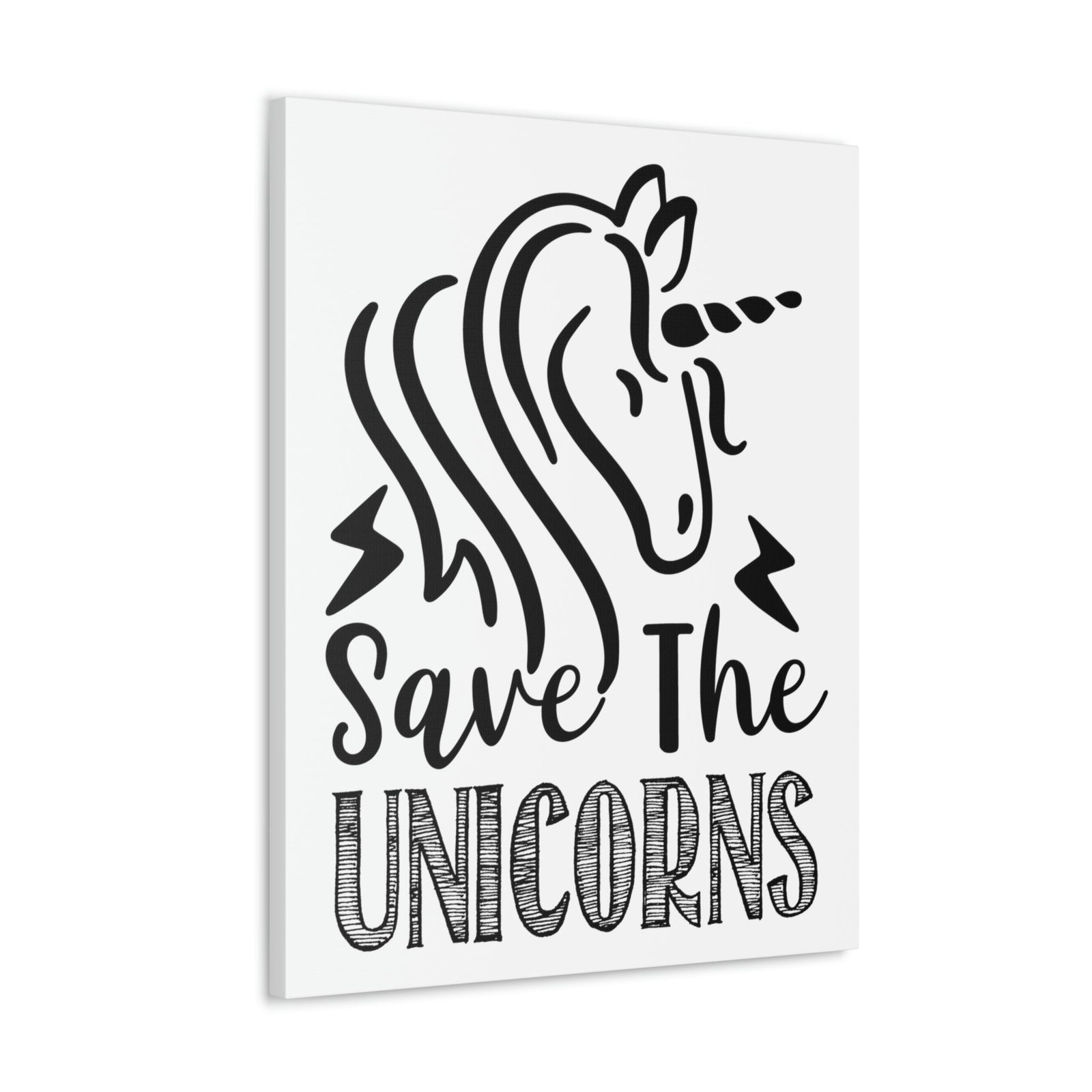 Scripture Walls Save The Unicorns Genesis 9:3 Christian Wall Art Print Ready to Hang Unframed-Express Your Love Gifts