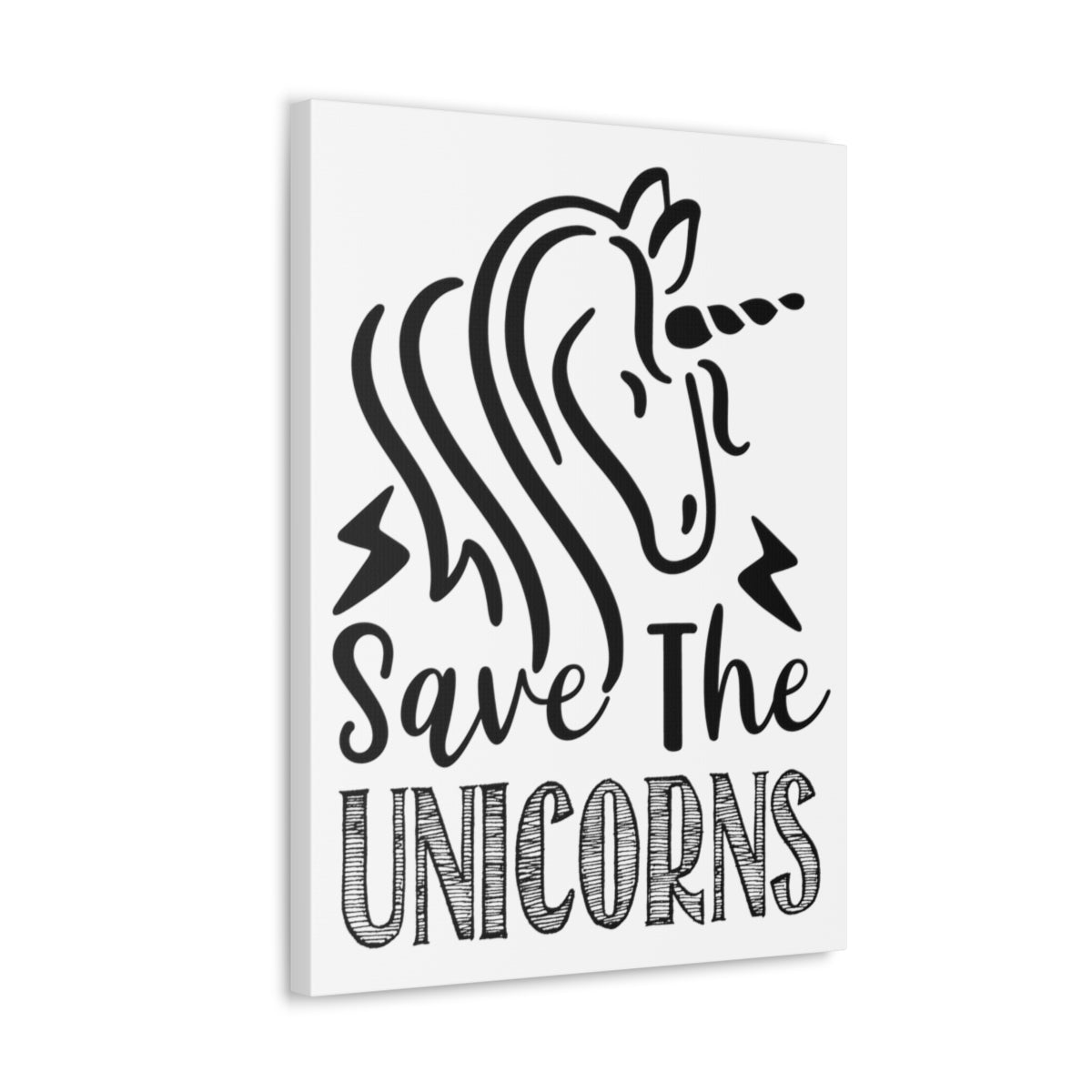 Scripture Walls Save The Unicorns Numbers 23:22 Christian Wall Art Print Ready to Hang Unframed-Express Your Love Gifts