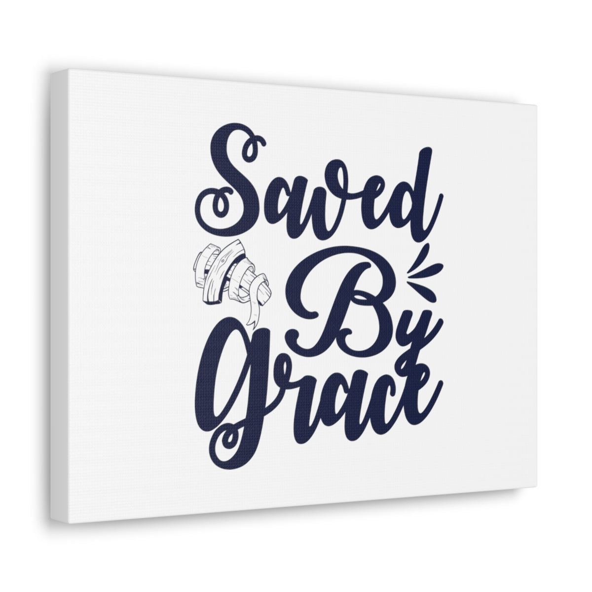 Scripture Walls Sawed By Grace Acts 15:11 Christian Wall Art Bible Verse Print Ready to Hang Unframed-Express Your Love Gifts