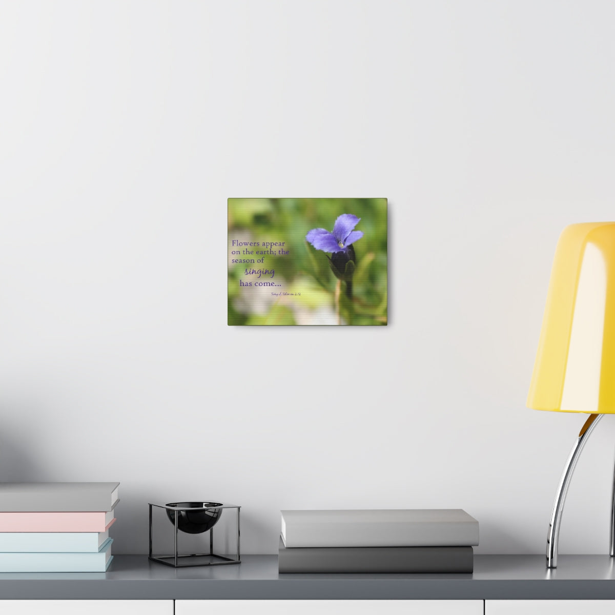 Scripture Walls Season Of Singing Song Of Solomon 2:12 Bible Verse Canvas Christian Wall Art Bible Verse Print Ready To Hang Unframed-Express Your Love Gifts