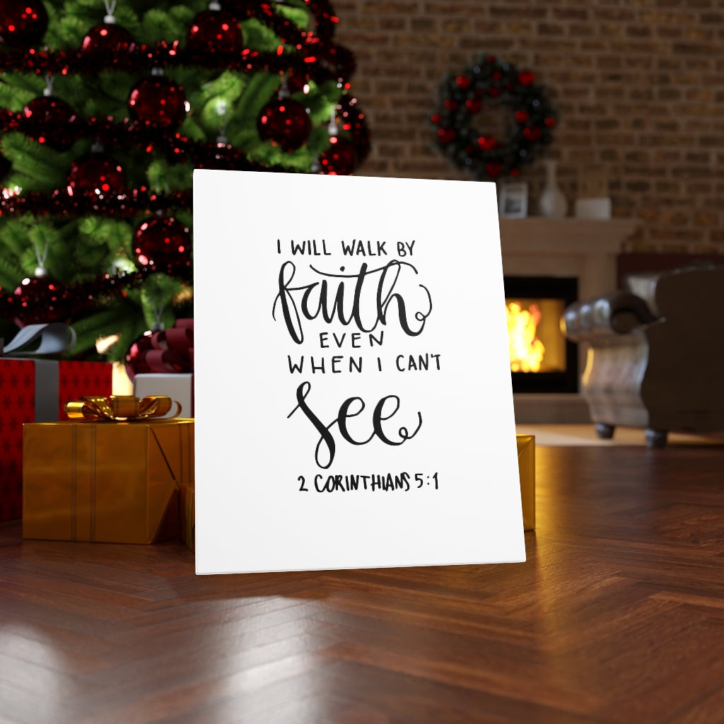 Scripture Walls See 2 Corinthians 5:1 Bible Verse Canvas Christian Wall Art Ready to Hang Unframed-Express Your Love Gifts