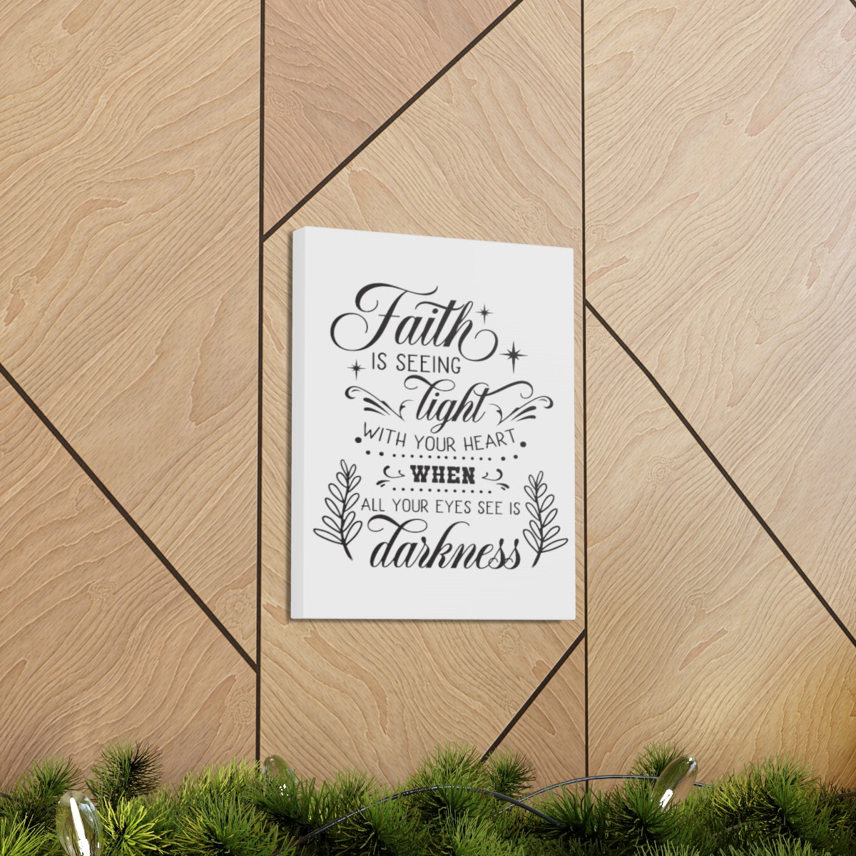 Scripture Walls Seeing Light Matthew 4:16 With Christian Wall Art Print Ready to Hang Unframed-Express Your Love Gifts