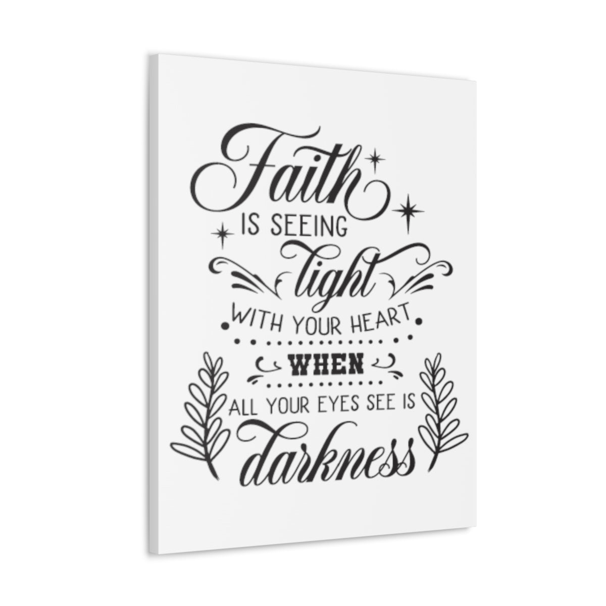Scripture Walls Seeing Light Matthew 4:16 With Christian Wall Art Print Ready to Hang Unframed-Express Your Love Gifts
