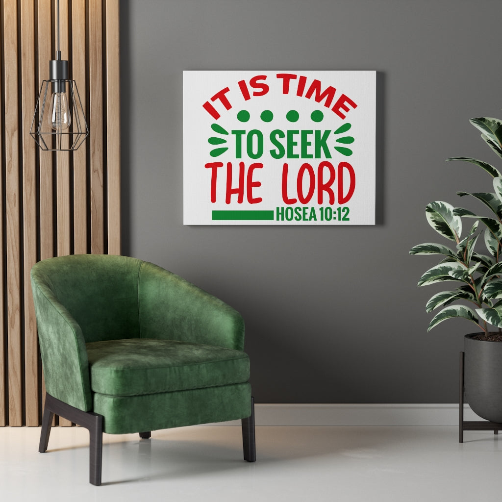 Scripture Walls Seek The Lord Hosea 10:12 Bible Verse Canvas Christian Wall Art Ready to Hang Unframed-Express Your Love Gifts