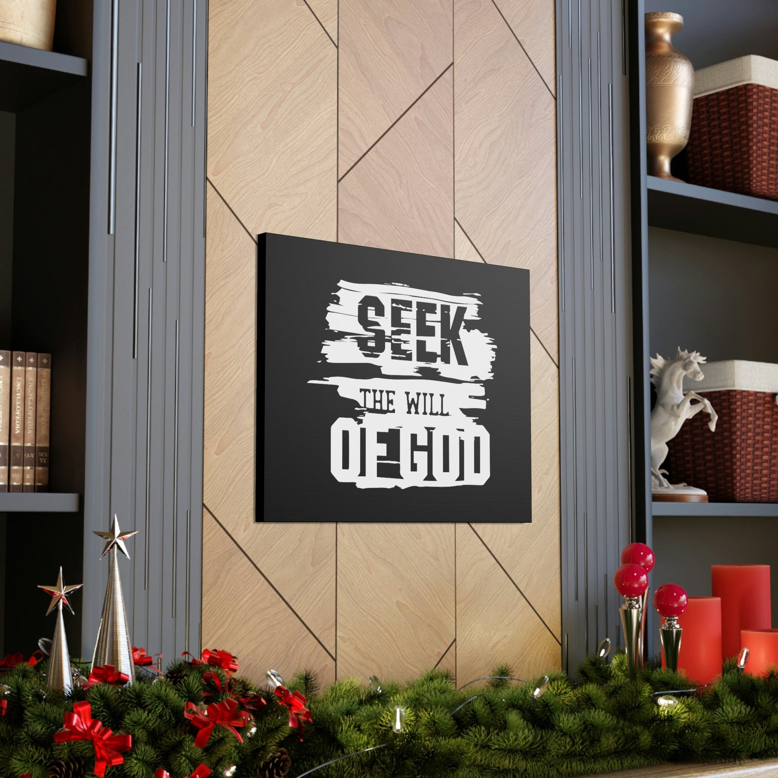 Scripture Walls Seek The Will Of God Matthew 6:33 Christian Wall Art Bible Verse Print Ready to Hang Unframed-Express Your Love Gifts
