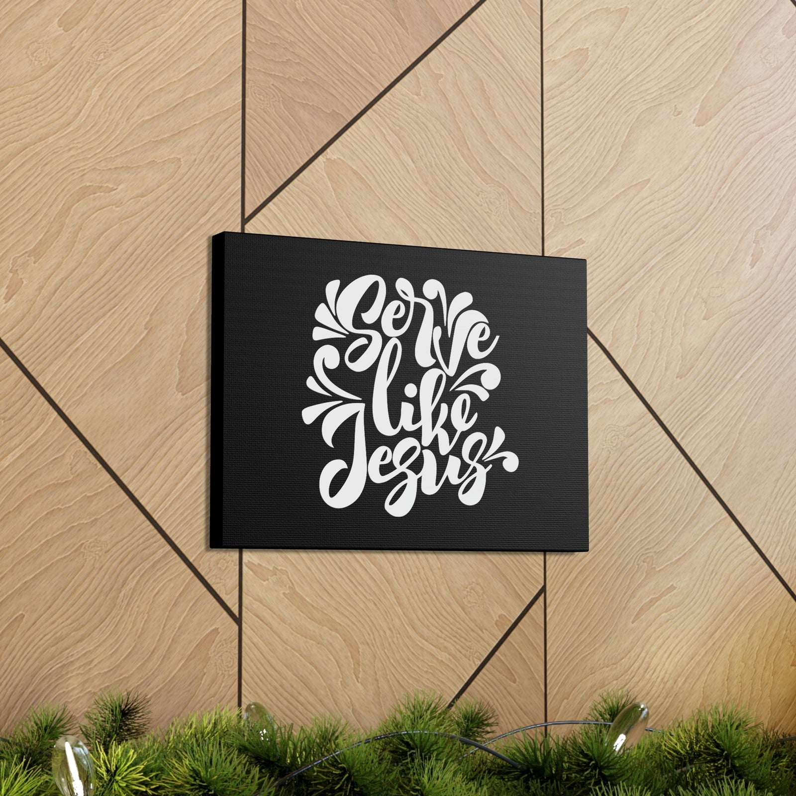 Scripture Walls Serve Like Jesus Mark 10:45 Christian Wall Art Bible Verse Print Ready to Hang Unframed-Express Your Love Gifts