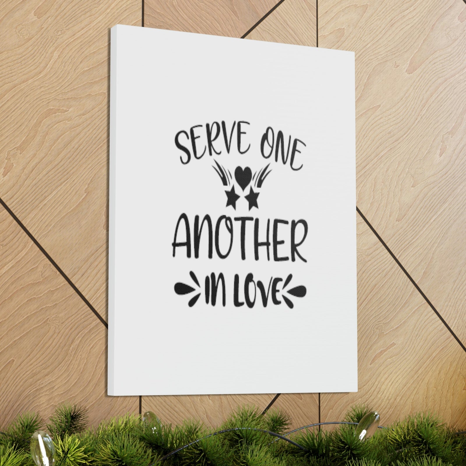 Scripture Walls Serve One Another Ephesians 5:21 Christian Wall Art Bible Verse Print Ready to Hang Unframed-Express Your Love Gifts