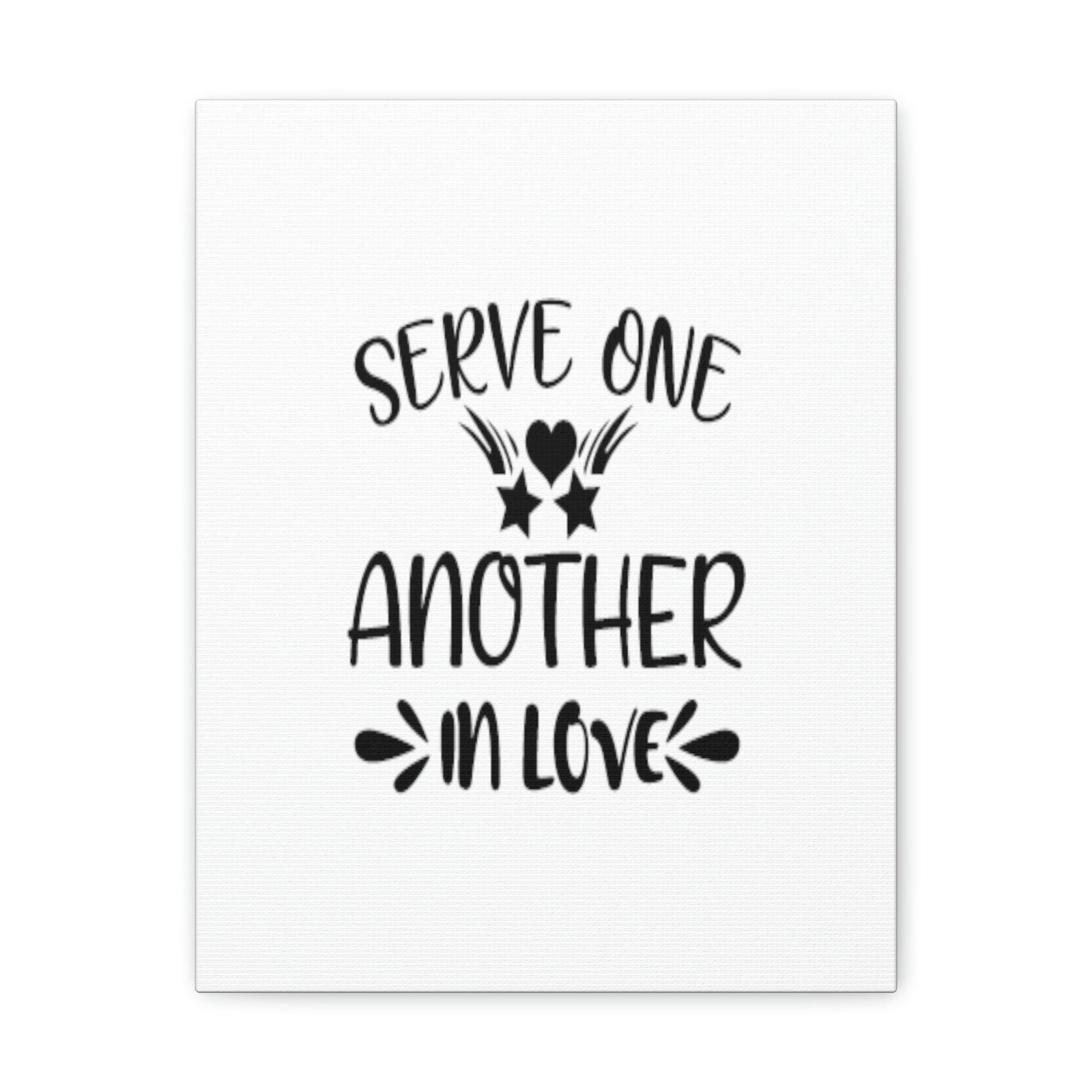 Scripture Walls Serve One Another Ephesians 5:21 Christian Wall Art Bible Verse Print Ready to Hang Unframed-Express Your Love Gifts