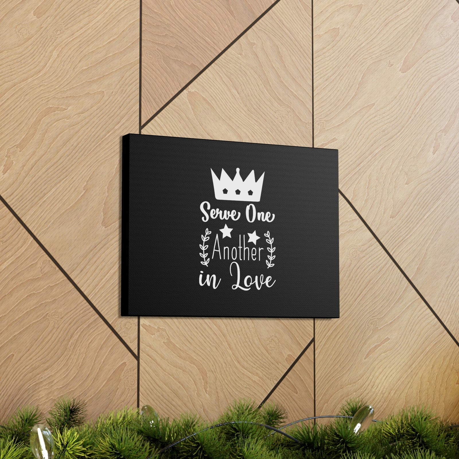 Scripture Walls Serve One Another In Love Ephesians 5:21 Christian Wall Art Bible Verse Print Ready to Hang Unframed-Express Your Love Gifts