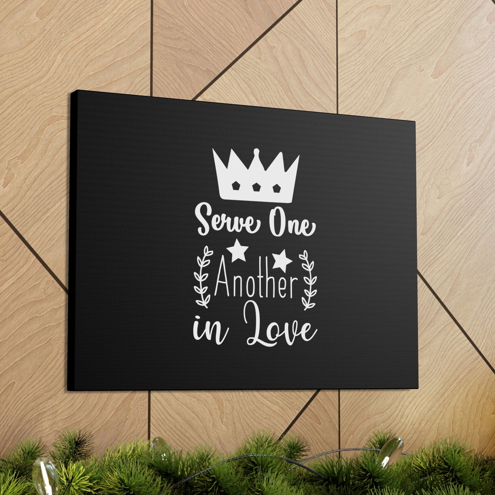 Scripture Walls Serve One Another In Love Ephesians 5:21 Christian Wall Art Bible Verse Print Ready to Hang Unframed-Express Your Love Gifts