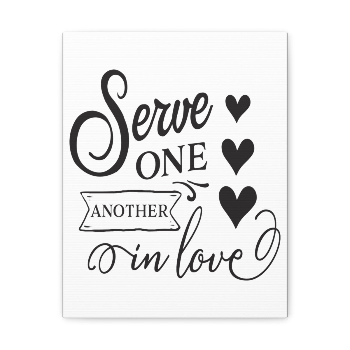 Scripture Walls Serve One Another Matthew 5:44 Christian Wall Art Print Ready to Hang Unframed-Express Your Love Gifts