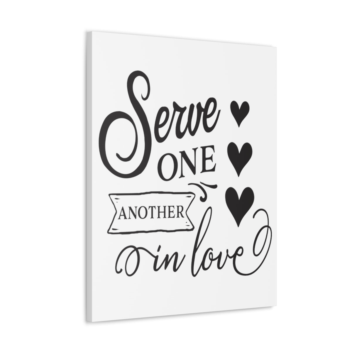 Scripture Walls Serve One Another Matthew 5:44 Christian Wall Art Print Ready to Hang Unframed-Express Your Love Gifts