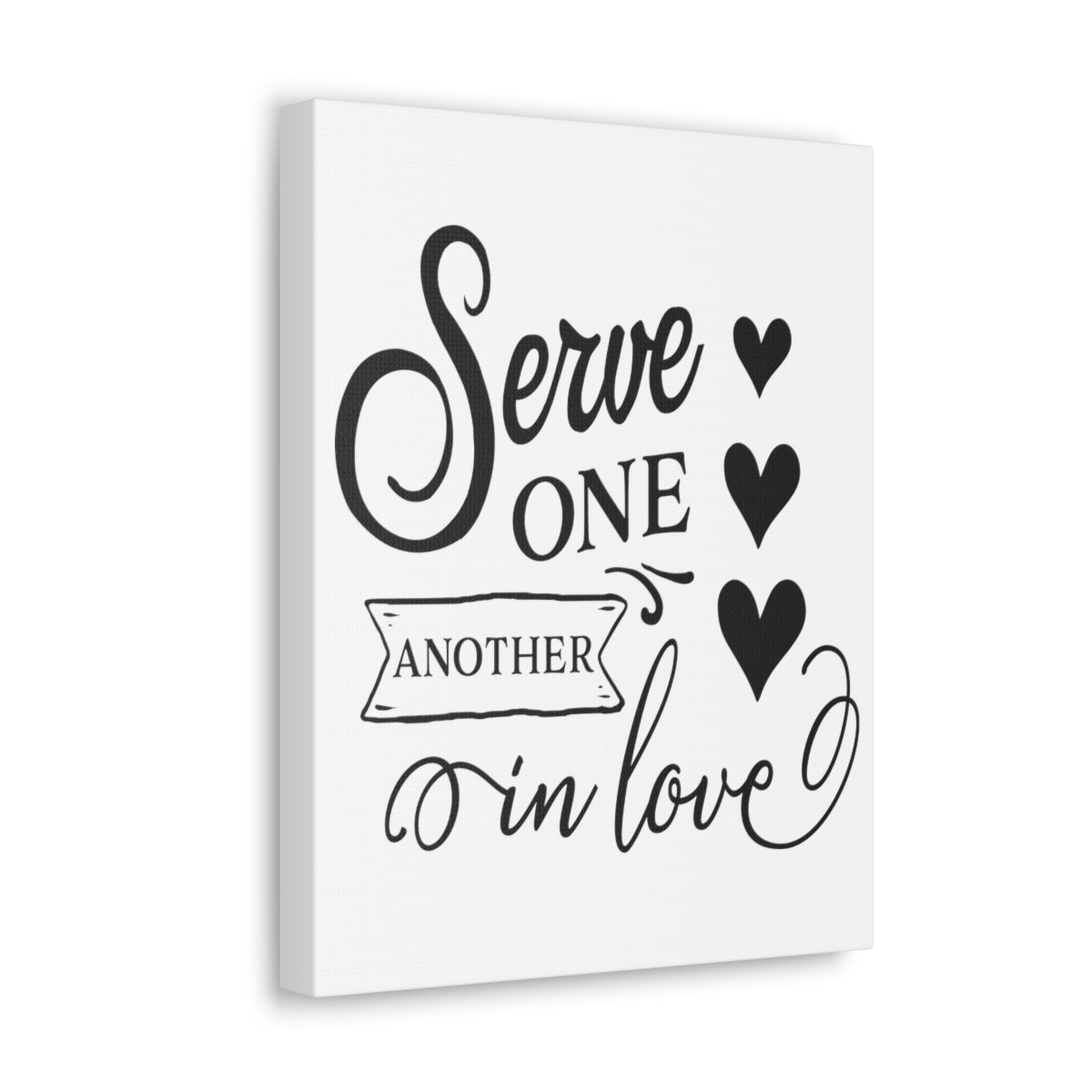 Scripture Walls Serve One Another Matthew 5:44 Christian Wall Art Print Ready to Hang Unframed-Express Your Love Gifts