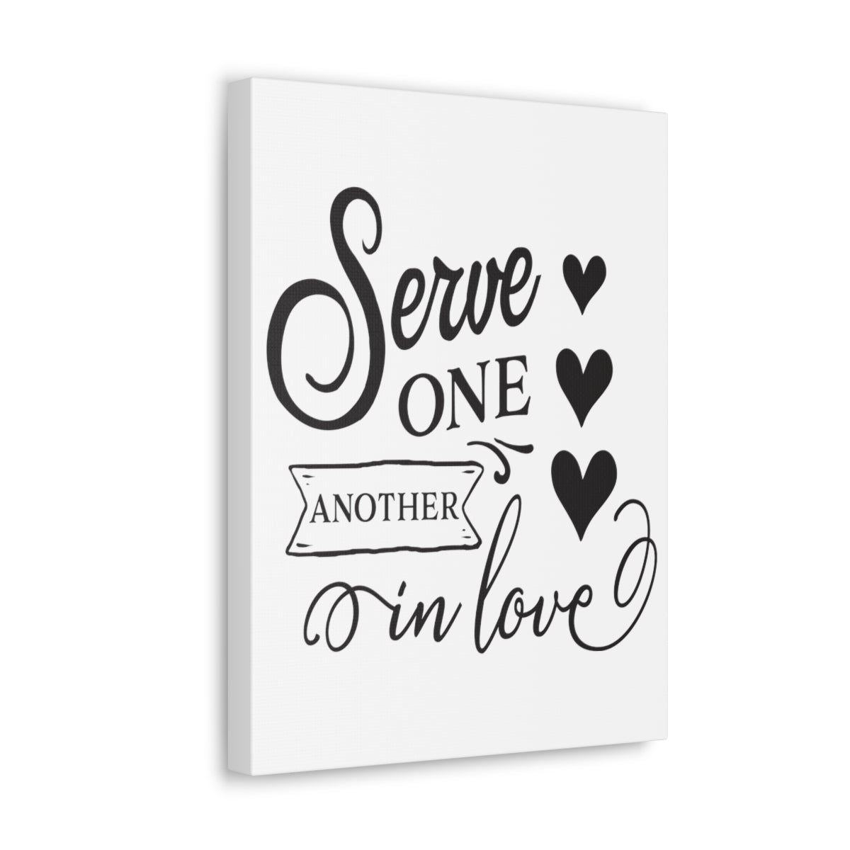 Scripture Walls Serve One Another Matthew 5:44 Christian Wall Art Print Ready to Hang Unframed-Express Your Love Gifts