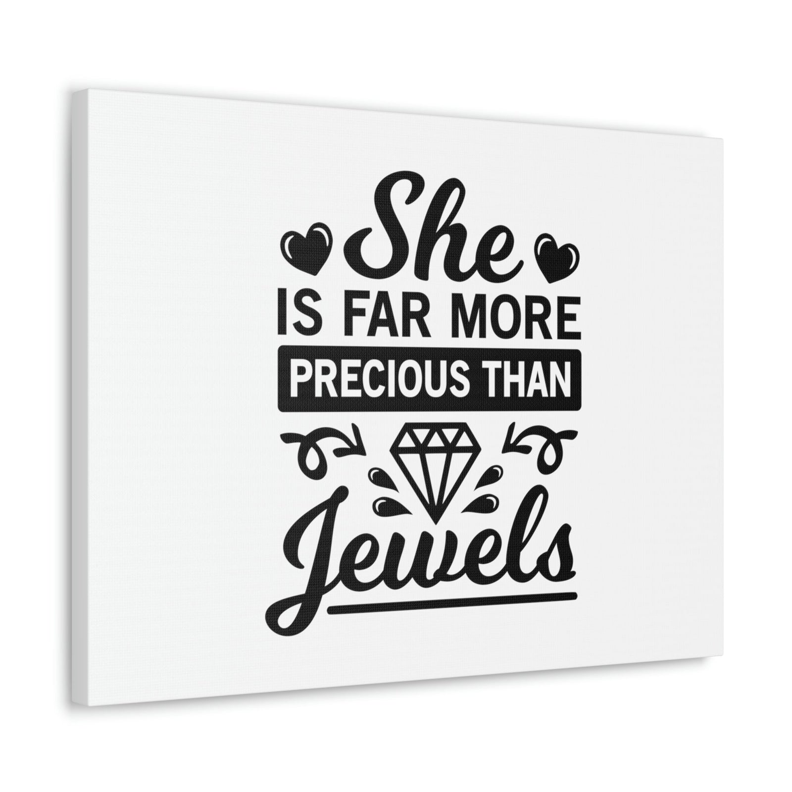 Scripture Walls She Is Far More Precious Than Jewels Proverbs 31:10 Christian Wall Art Bible Verse Print Ready to Hang Unframed-Express Your Love Gifts