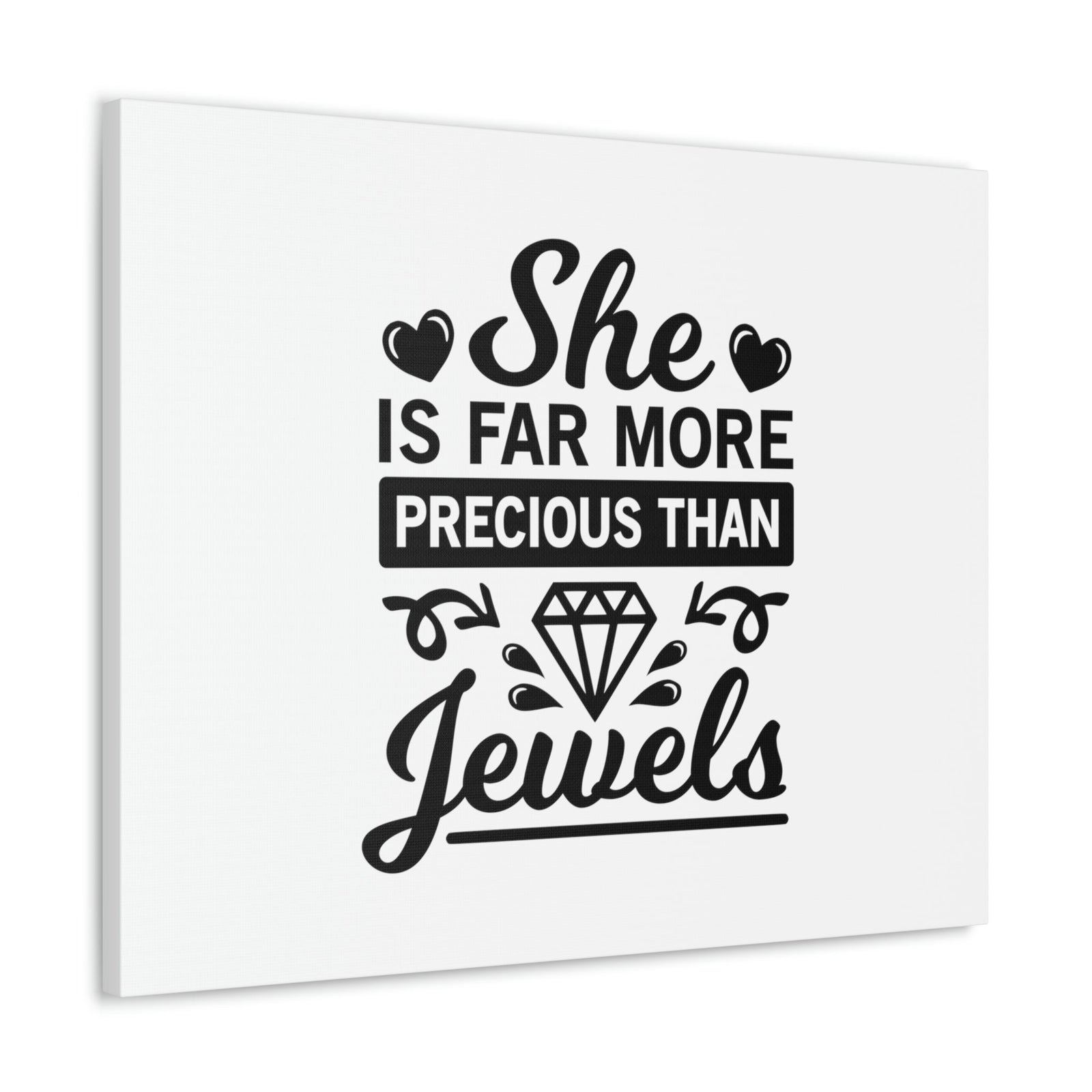 Scripture Walls She Is Far More Precious Than Jewels Proverbs 31:10 Christian Wall Art Bible Verse Print Ready to Hang Unframed-Express Your Love Gifts