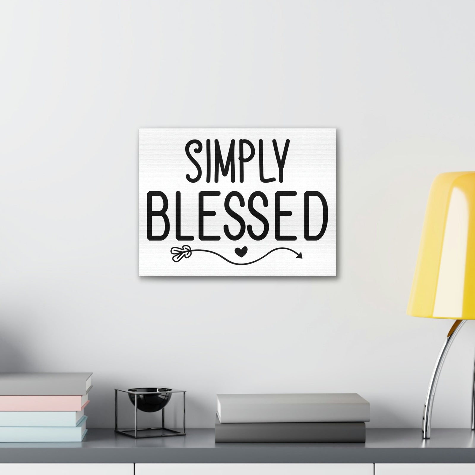 Scripture Walls Simply Blessed Proverbs 16:20 Arrow Christian Wall Art Print Ready to Hang Unframed-Express Your Love Gifts