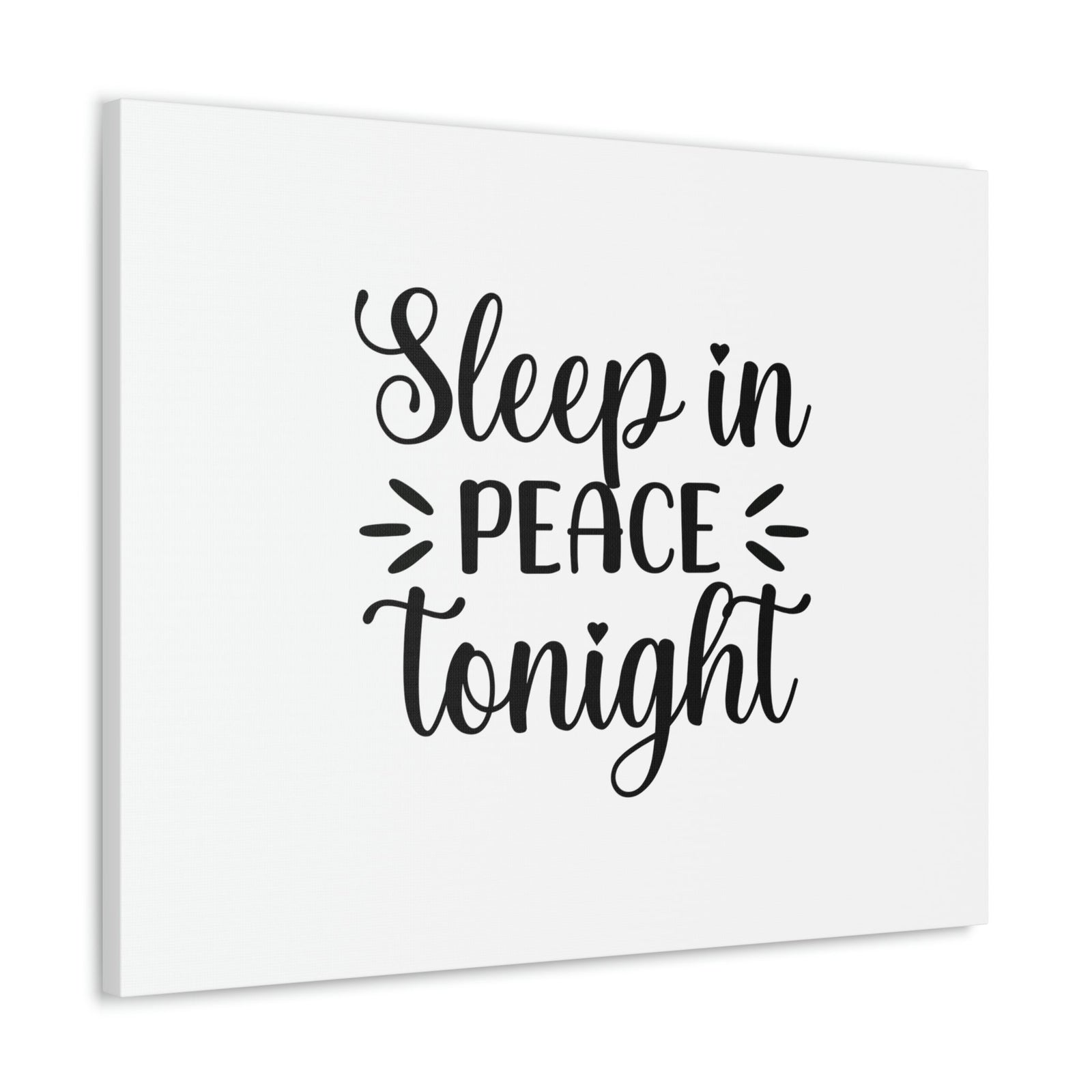 Scripture Walls Sleep In Peace Tonight Psalm 4:8 Plain Christian Wall Art Bible Verse Print Ready to Hang Unframed-Express Your Love Gifts