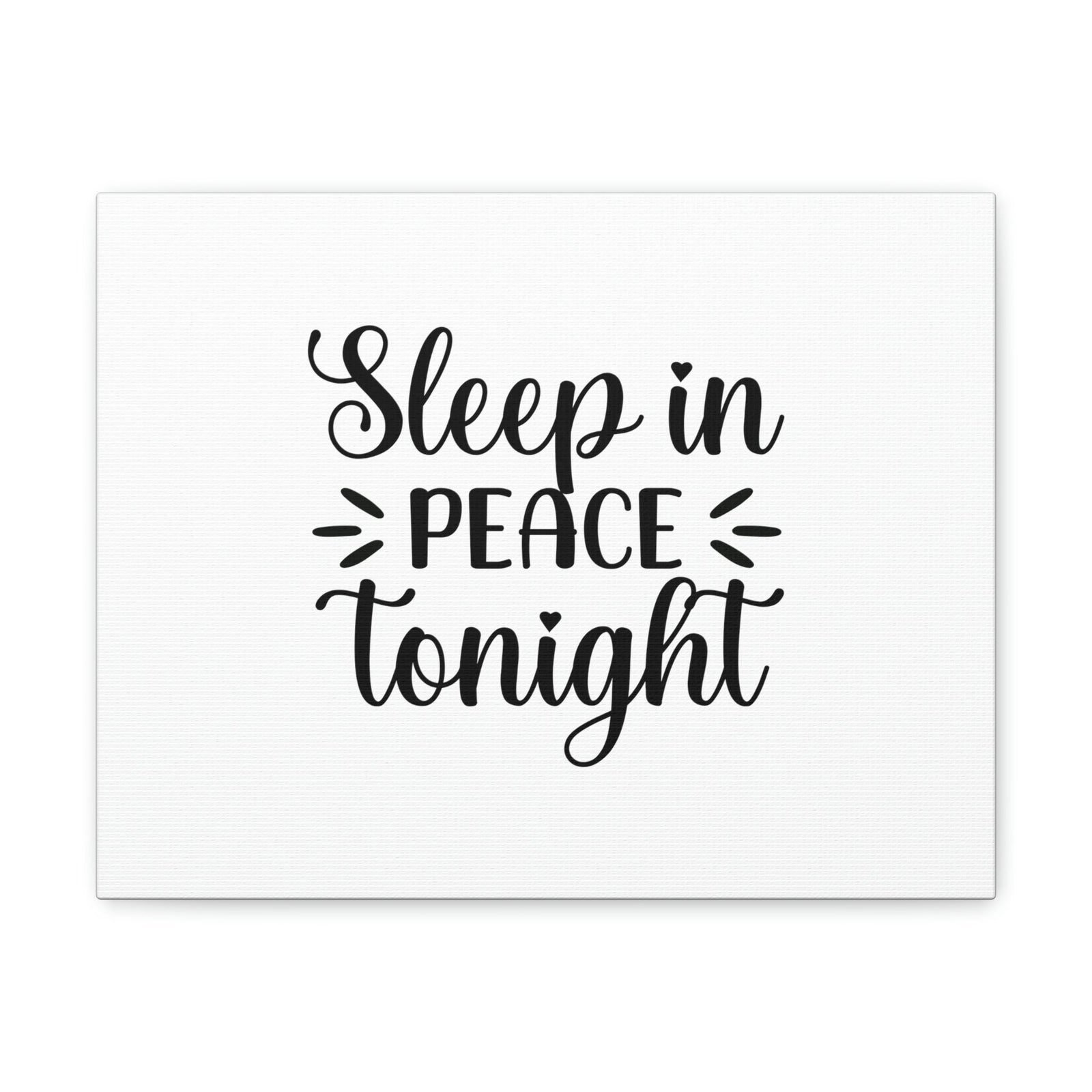 Scripture Walls Sleep In Peace Tonight Psalm 4:8 Plain Christian Wall Art Bible Verse Print Ready to Hang Unframed-Express Your Love Gifts
