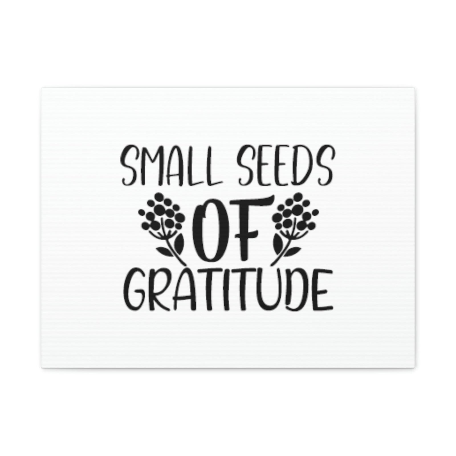 Scripture Walls Small Seeds of Gratitude Colossians 3:17 Flowers Christian Wall Art Bible Verse Print Ready to Hang Unframed-Express Your Love Gifts