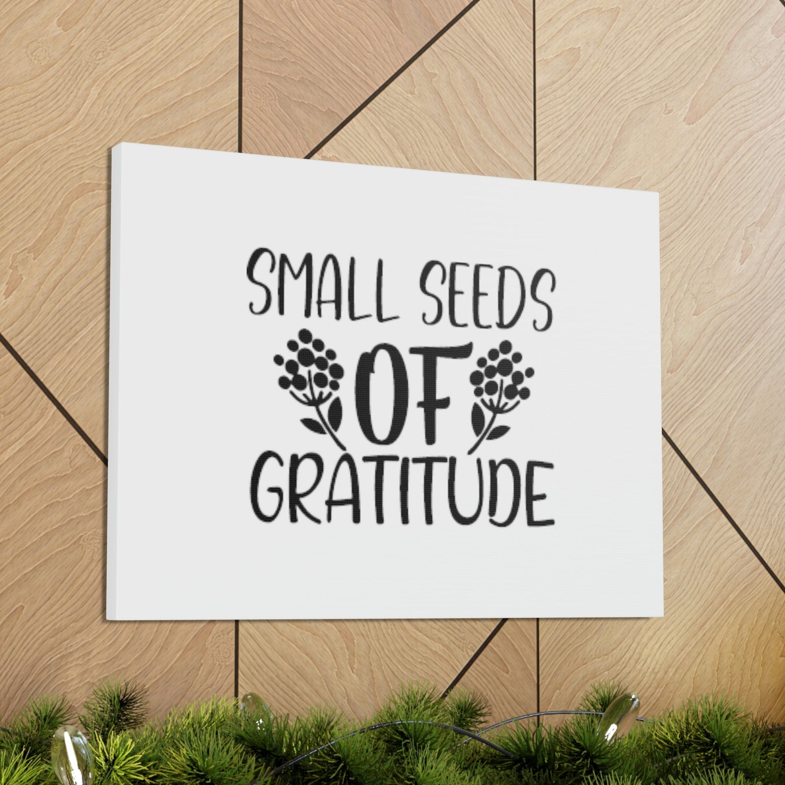 Scripture Walls Small Seeds of Gratitude Colossians 3:17 Flowers Christian Wall Art Bible Verse Print Ready to Hang Unframed-Express Your Love Gifts