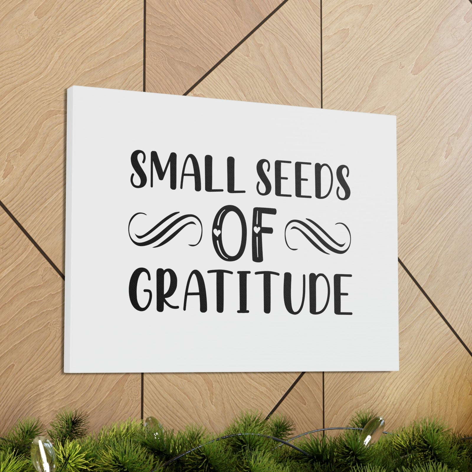 Scripture Walls Small Seeds Of Gratitude Colossians 3:17 Christian Wall Art Bible Verse Print Ready to Hang Unframed-Express Your Love Gifts