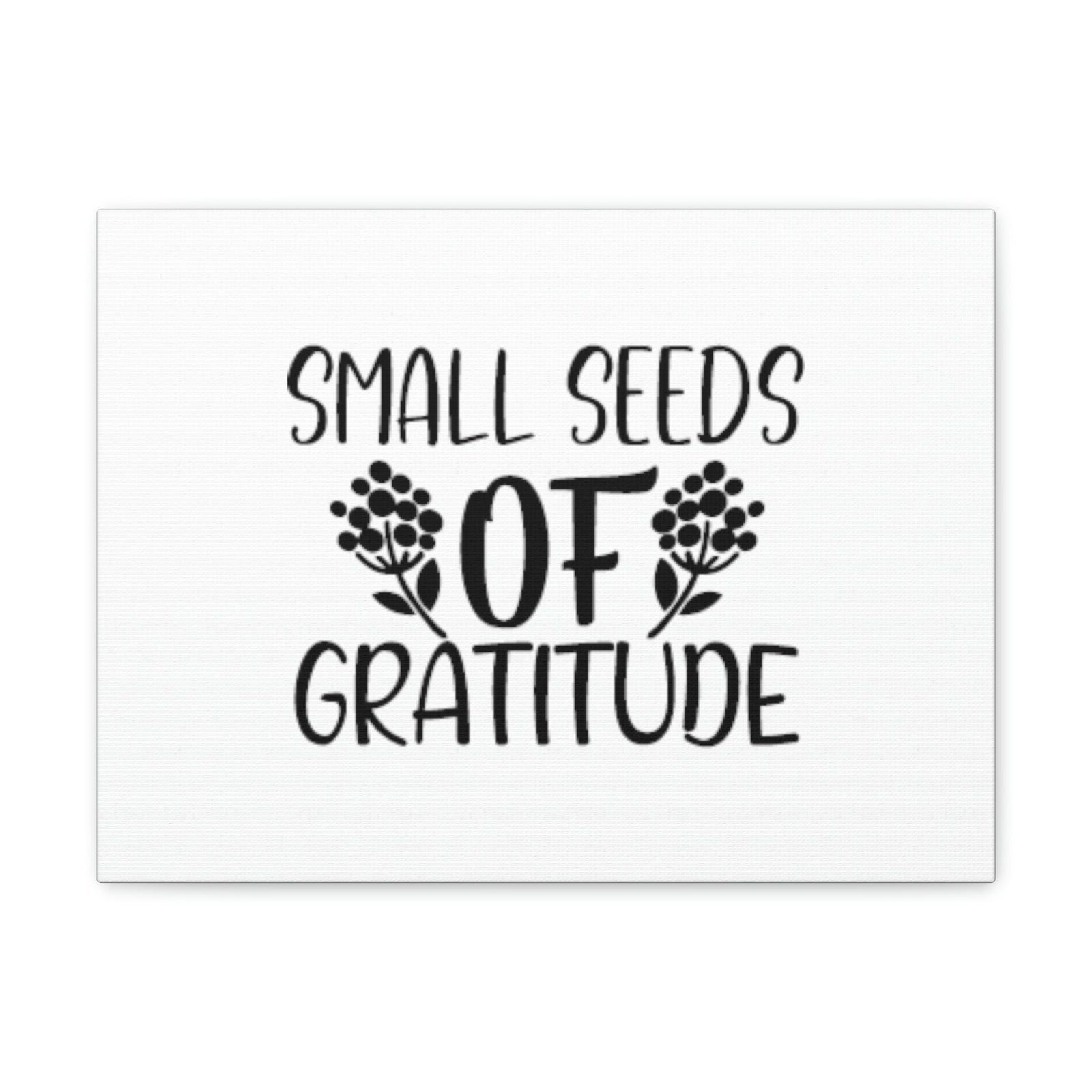 Scripture Walls Small Seeds of Gratitude Colossians 3:17 Flowers Christian Wall Art Bible Verse Print Ready to Hang Unframed-Express Your Love Gifts