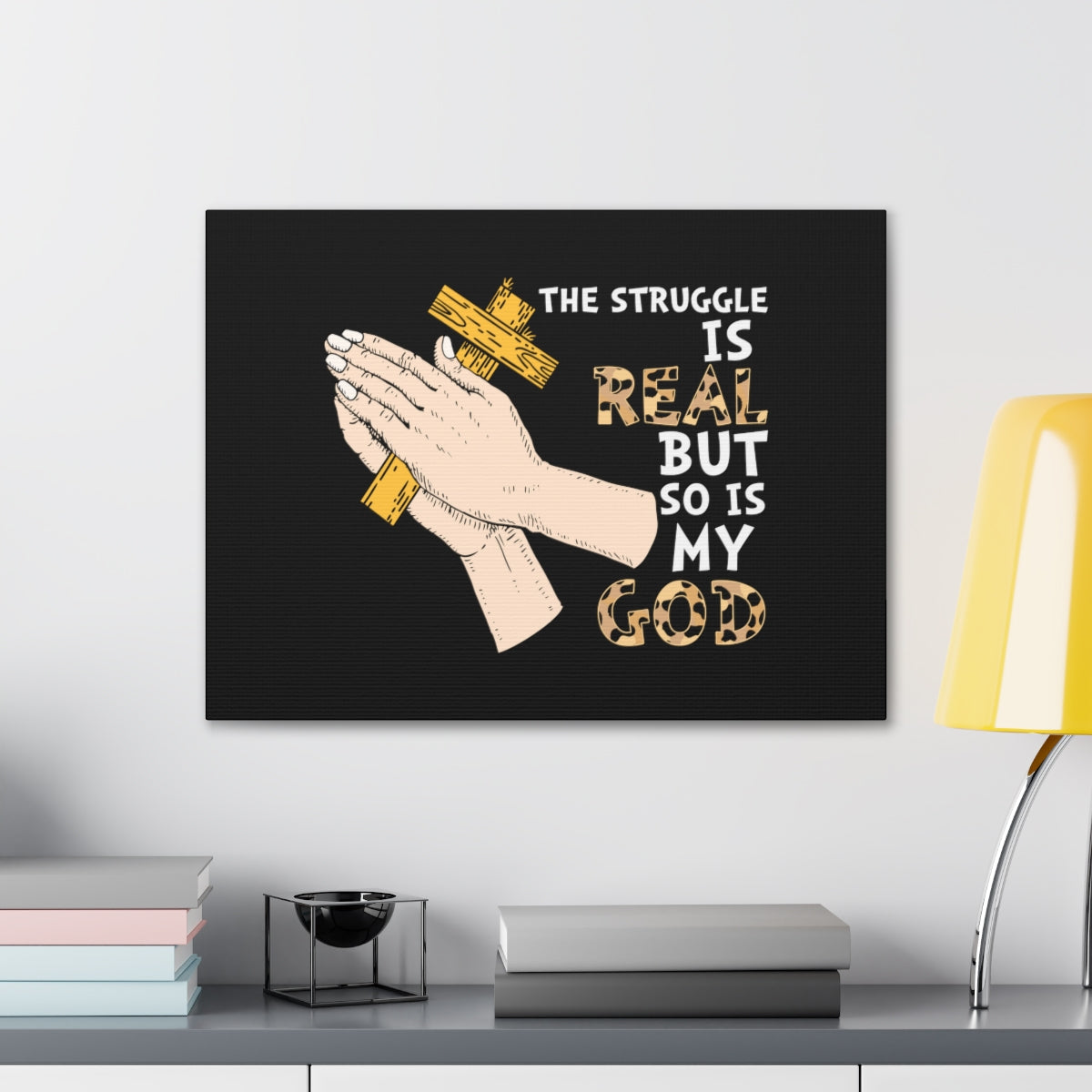 Scripture Walls So Is My God Philippians 4:11-13 Christian Wall Art Bible Verse Print Ready to Hang Unframed-Express Your Love Gifts