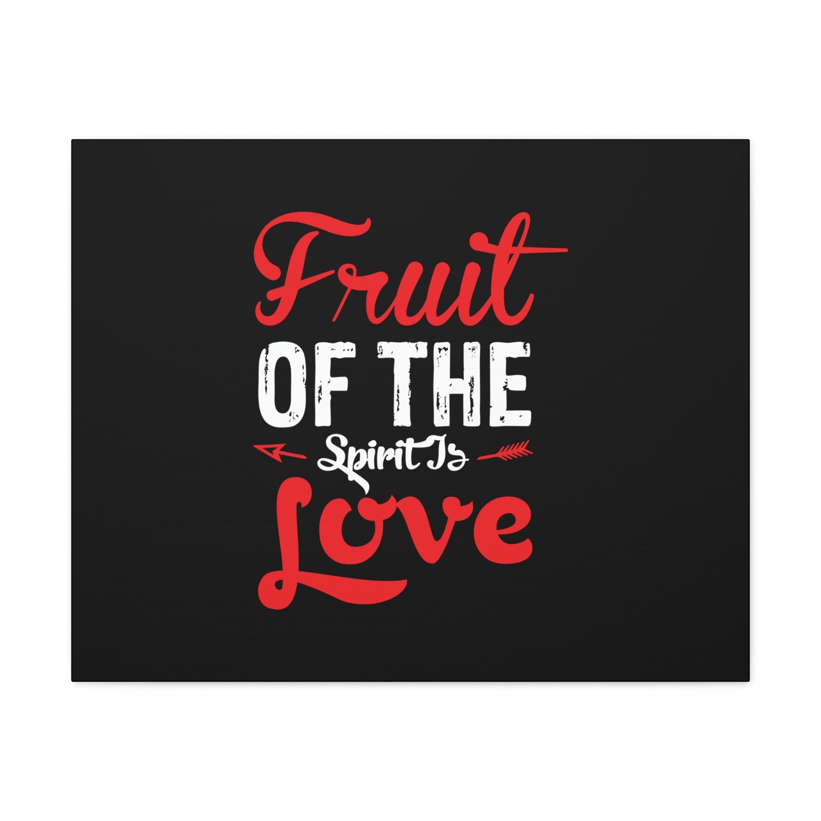 Scripture Walls Spirit Of Love Galatians 5:22 Red Christian Wall Art Bible Verse Print Ready to Hang Unframed-Express Your Love Gifts