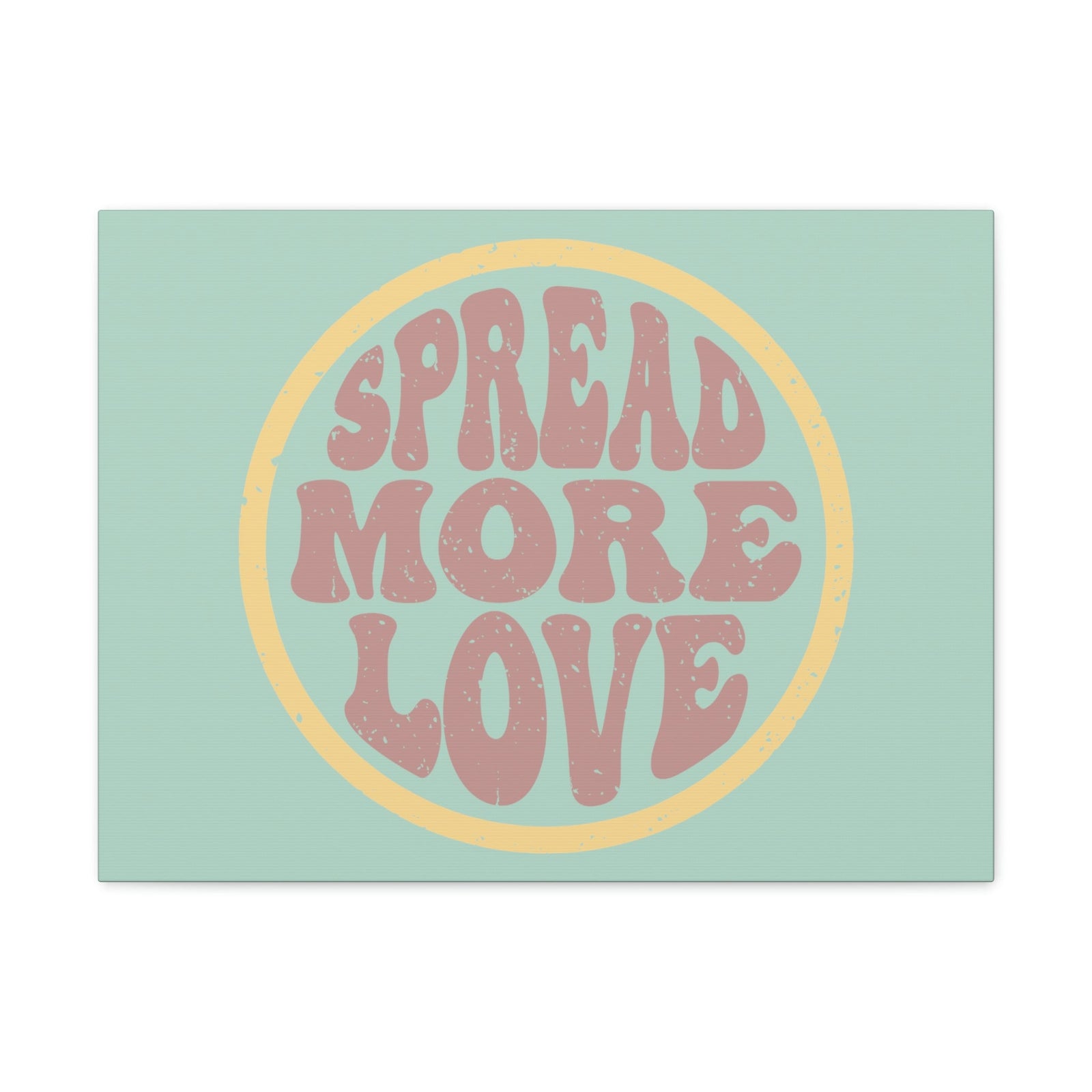 Scripture Walls Spread More Love 1 John 4:7-8 Green Circle Christian Wall Art Bible Verse Print Ready to Hang Unframed-Express Your Love Gifts