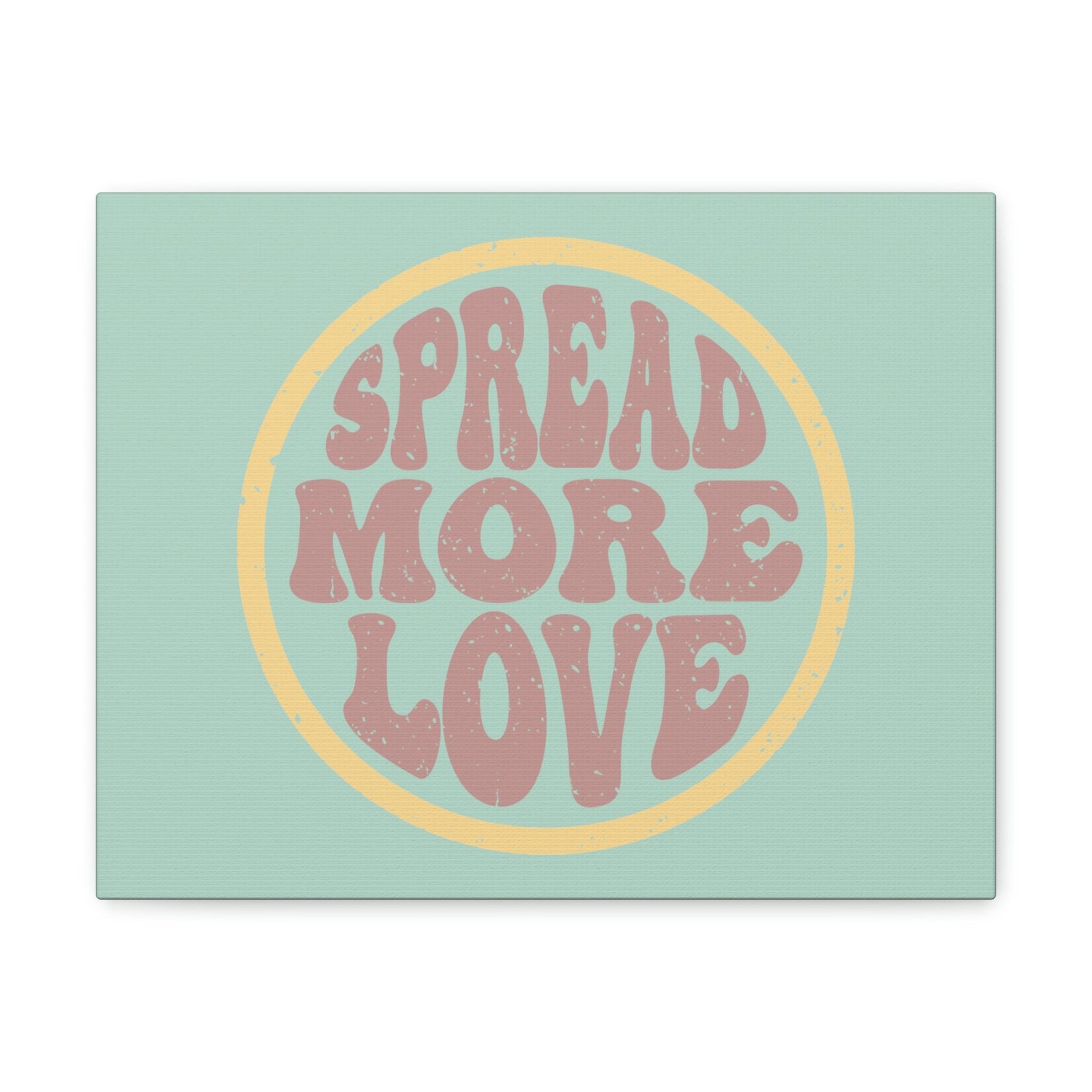 Scripture Walls Spread More Love 1 John 4:7-8 Green Circle Christian Wall Art Bible Verse Print Ready to Hang Unframed-Express Your Love Gifts