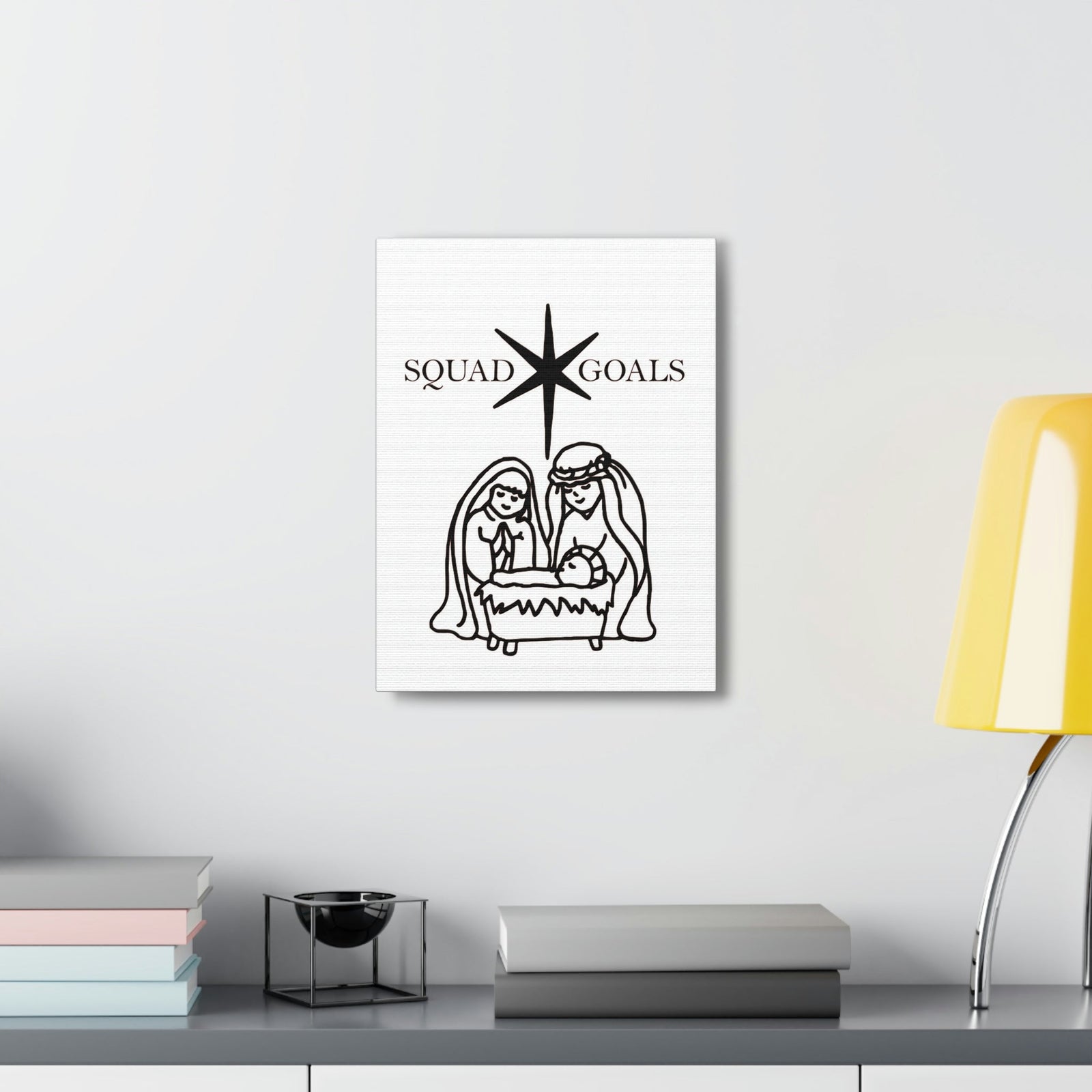 Scripture Walls Squad Goals Proverbs 27:17 Christian Wall Art Print Ready to Hang Unframed-Express Your Love Gifts