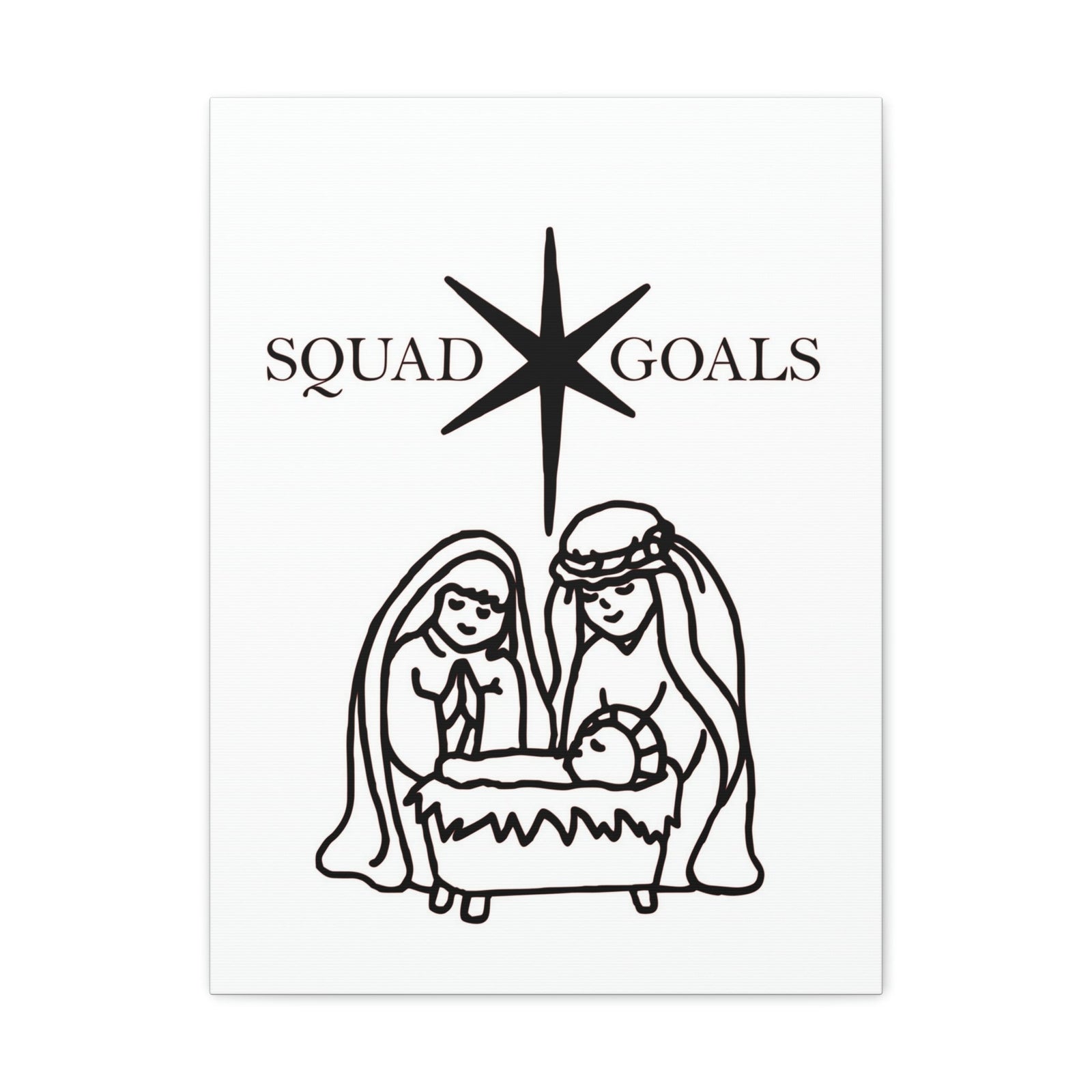Scripture Walls Squad Goals Proverbs 27:17 Christian Wall Art Print Ready to Hang Unframed-Express Your Love Gifts
