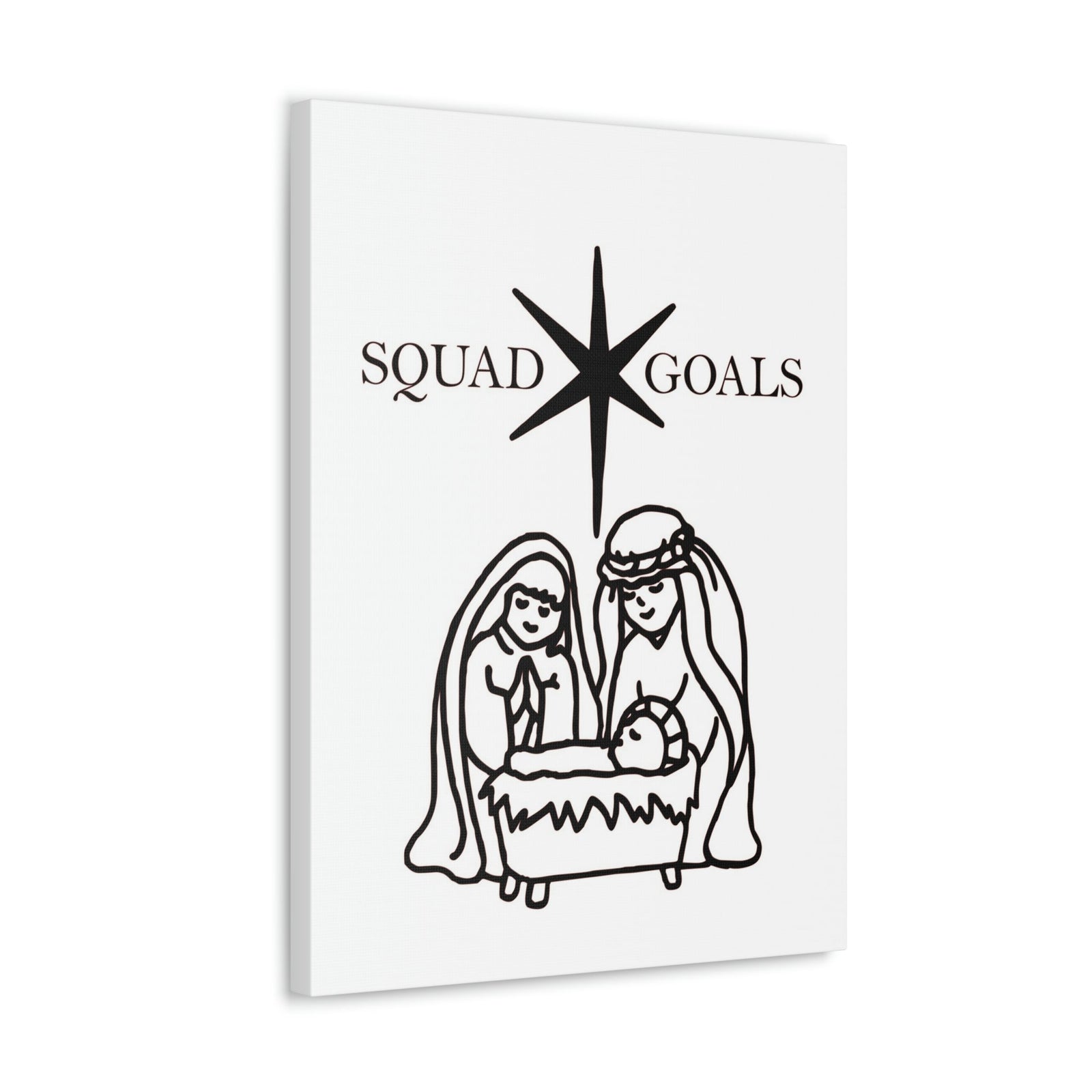 Scripture Walls Squad Goals Proverbs 27:17 Christian Wall Art Print Ready to Hang Unframed-Express Your Love Gifts