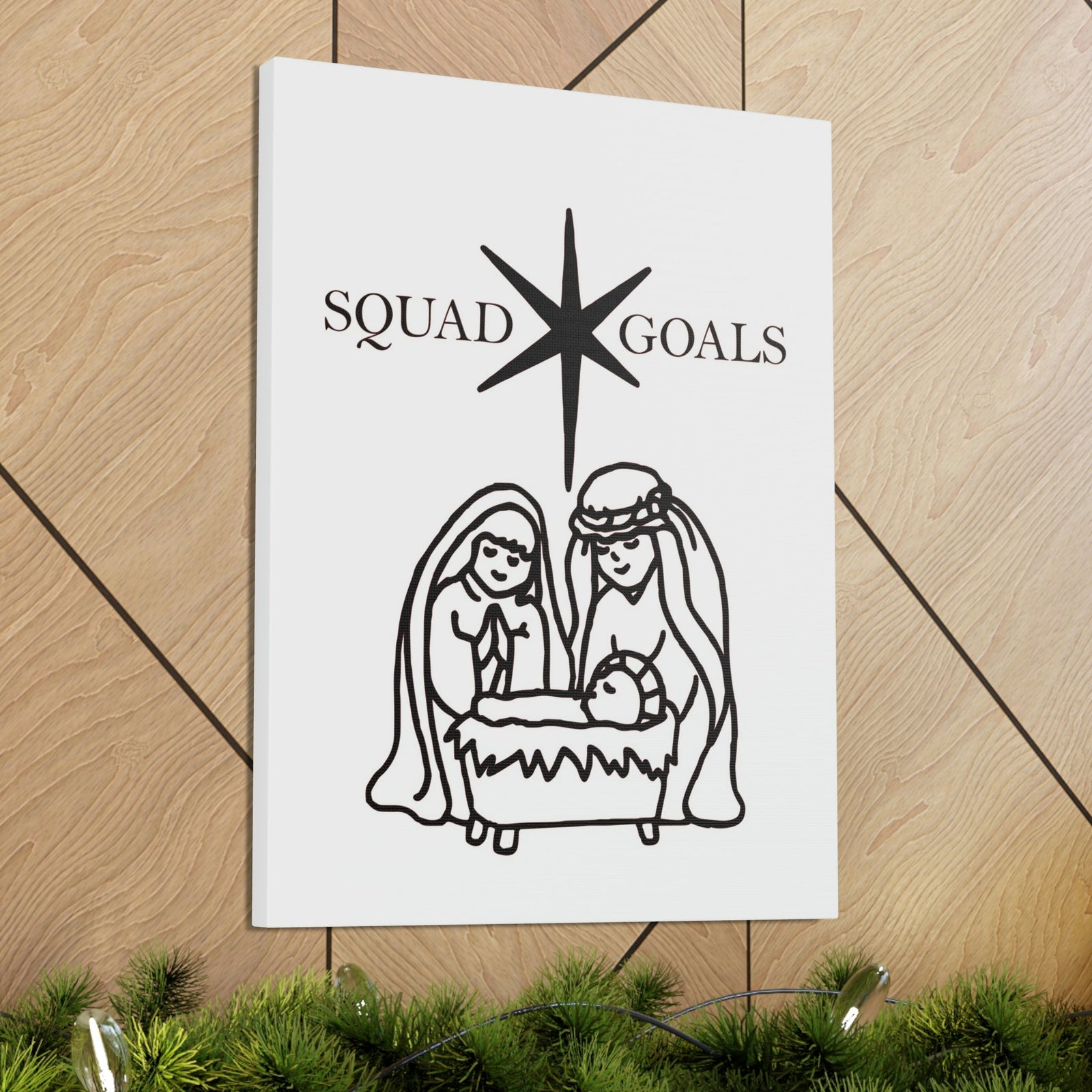 Scripture Walls Squad Goals Proverbs 27:17 Christian Wall Art Print Ready to Hang Unframed-Express Your Love Gifts