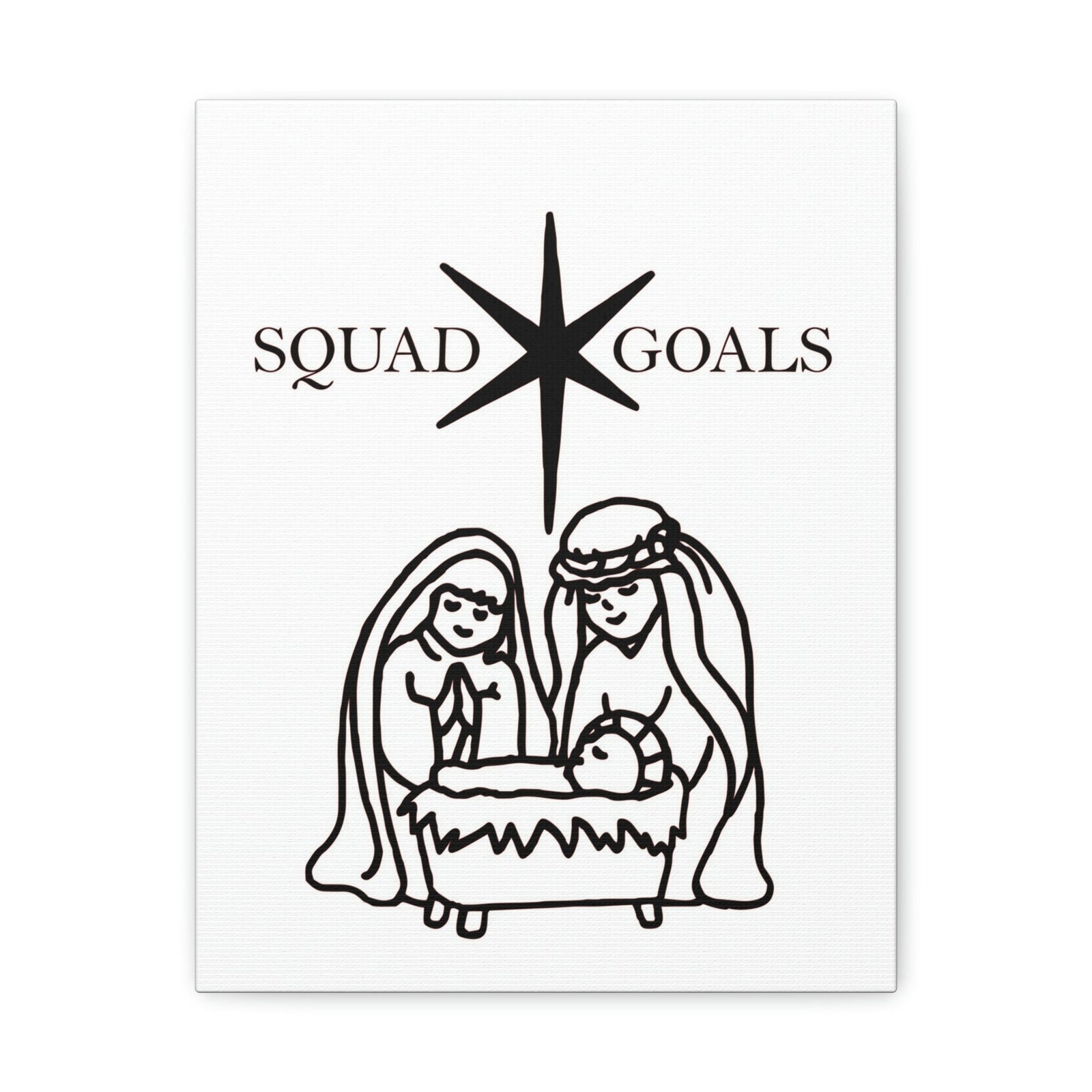 Scripture Walls Squad Goals Proverbs 27:17 Christian Wall Art Print Ready to Hang Unframed-Express Your Love Gifts
