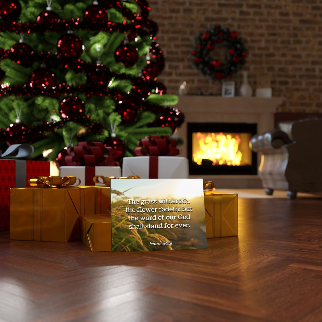 Scripture Walls Stand For Ever Isaiah 40:8 Bible Verse Canvas Christian Wall Art Ready to Hang Unframed-Express Your Love Gifts